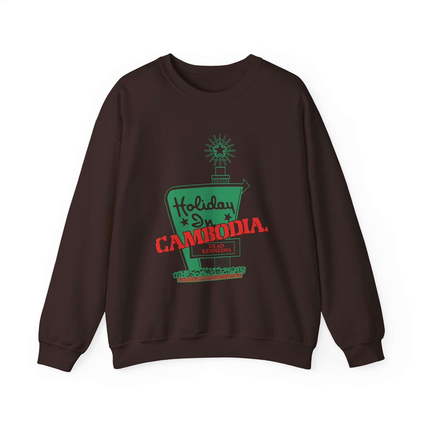 Dead Kennedys Holiday In Cambodia Banana Unisex Heavy Blend™ Crewneck Sweatshirt - Image 5