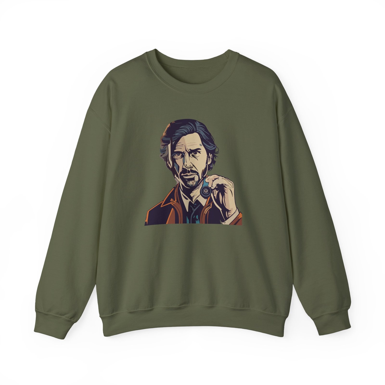 Alan Wake Cosmic Unisex Heavy Blend™ Crewneck Sweatshirt - Image 11