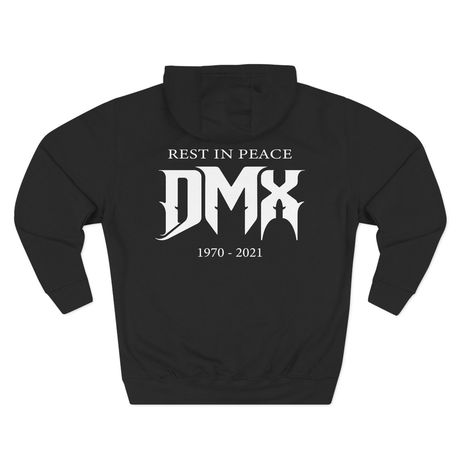 Dmx Rest in Peace Three-Panel Fleece Hoodie - Image 2