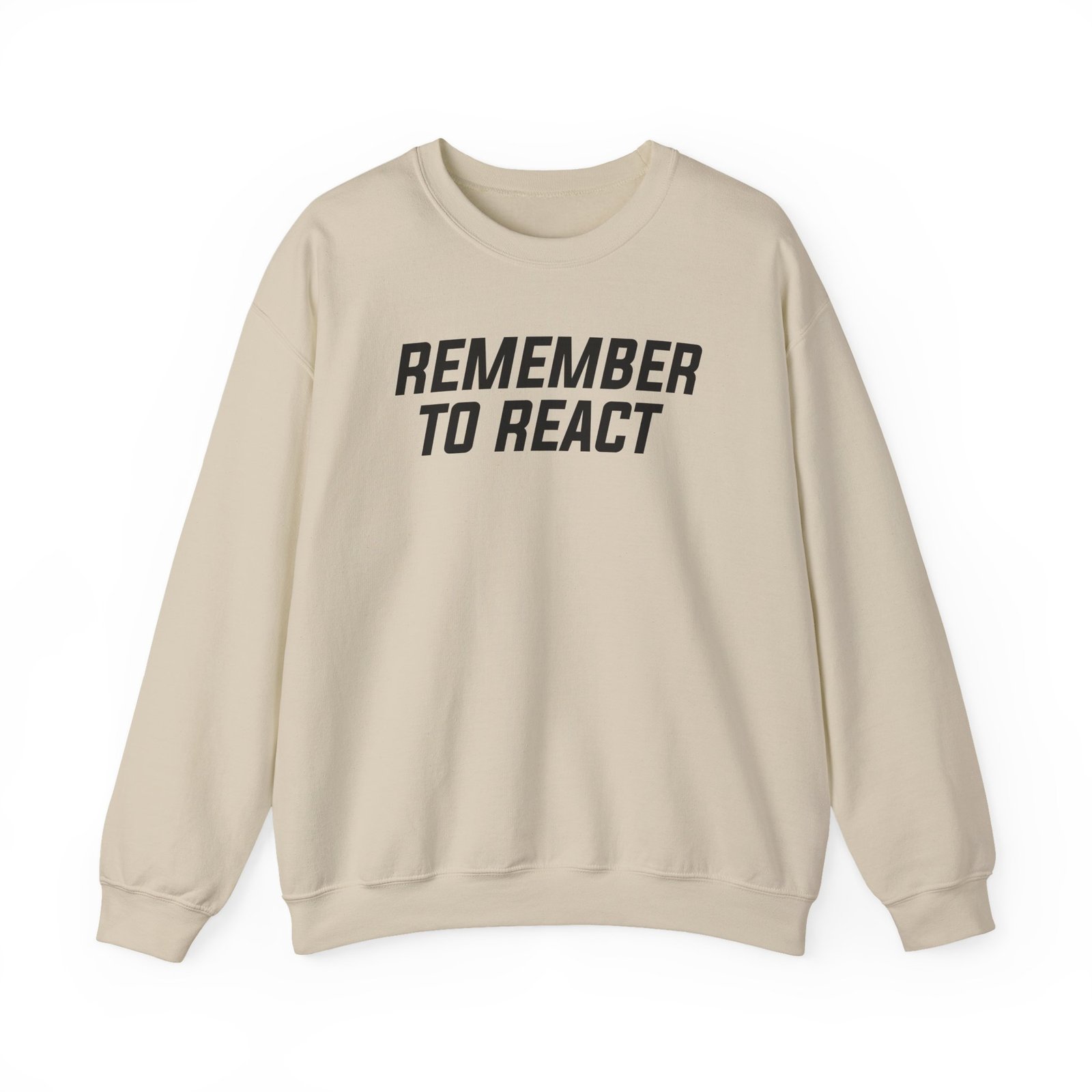 Jenny Holzer Remember to React Unisex Heavy Blend™ Crewneck Sweatshirt - Image 9