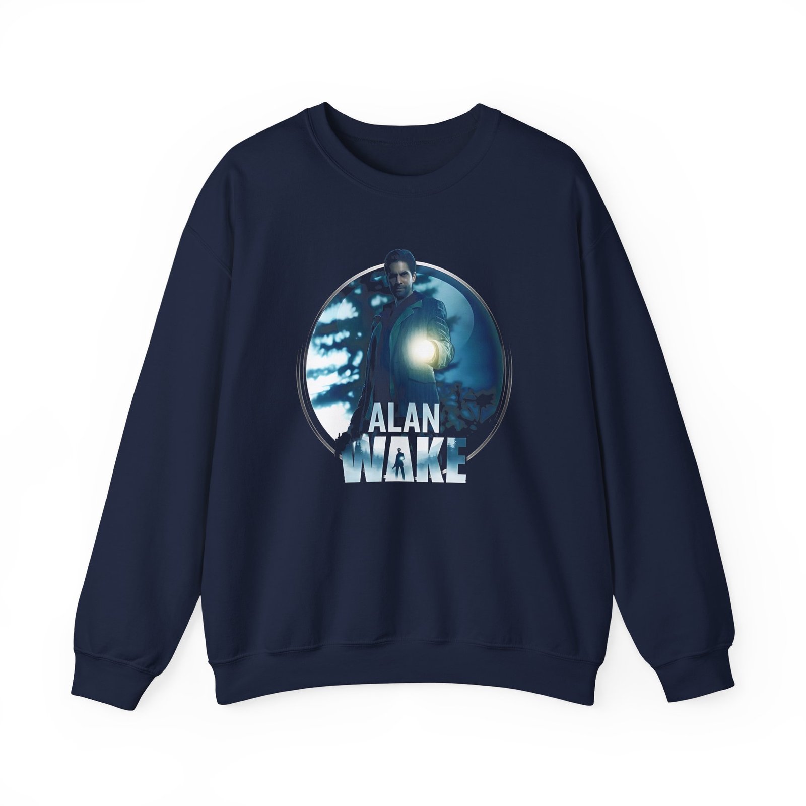 Alan Wake Bright Falls Unisex Heavy Blend™ Crewneck Sweatshirt - Image 7