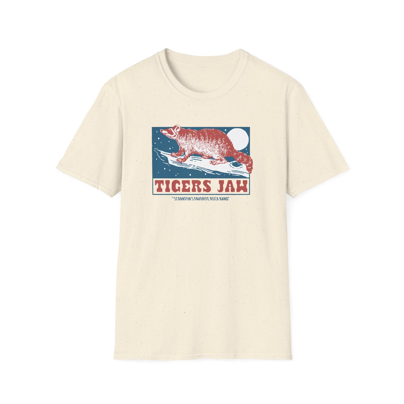 Tigers Jaw Raccoon Unisex Softstyle T-Shirt - Image 9