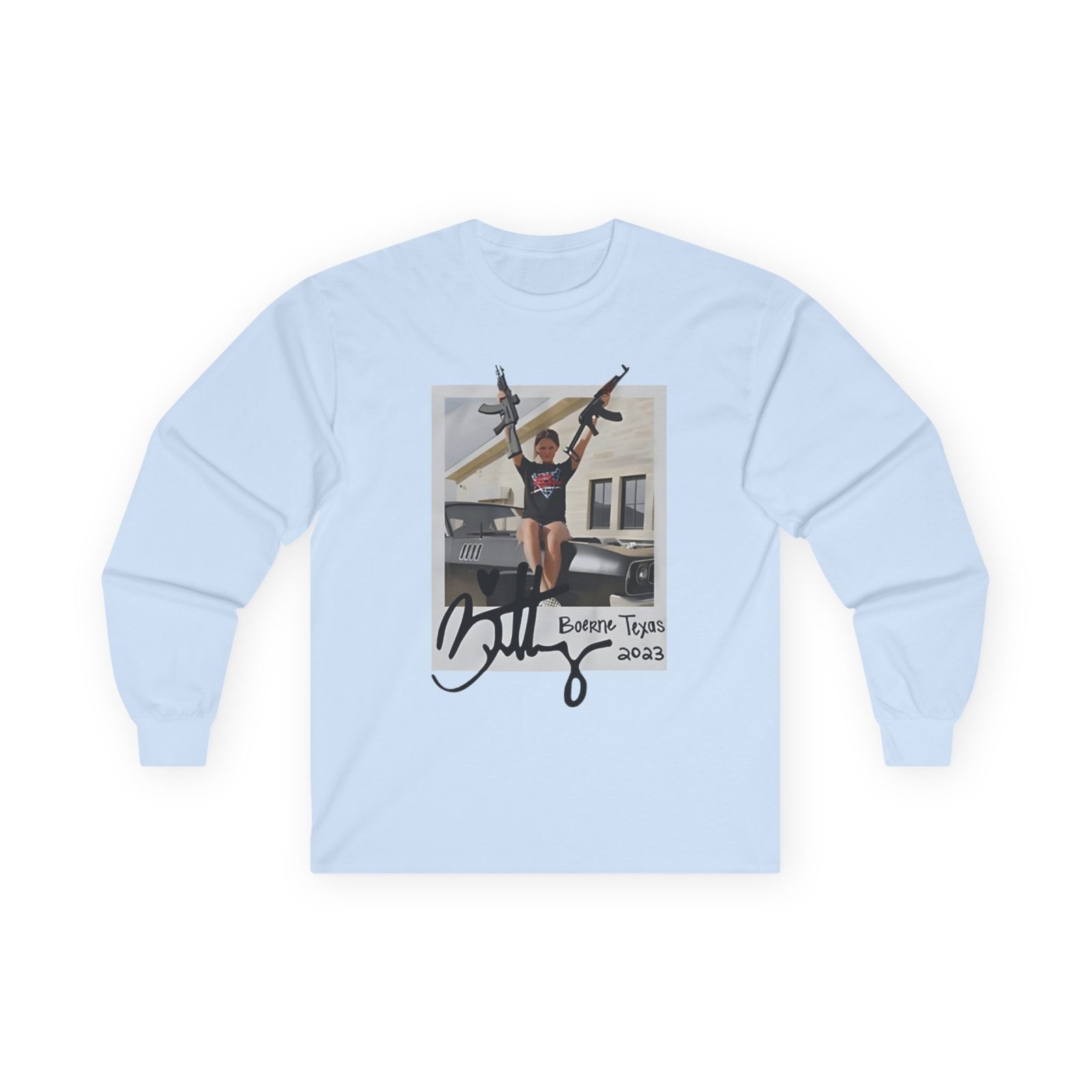 Roman Atwood Brittney in Texas Unisex Ultra Cotton Long Sleeve Tee