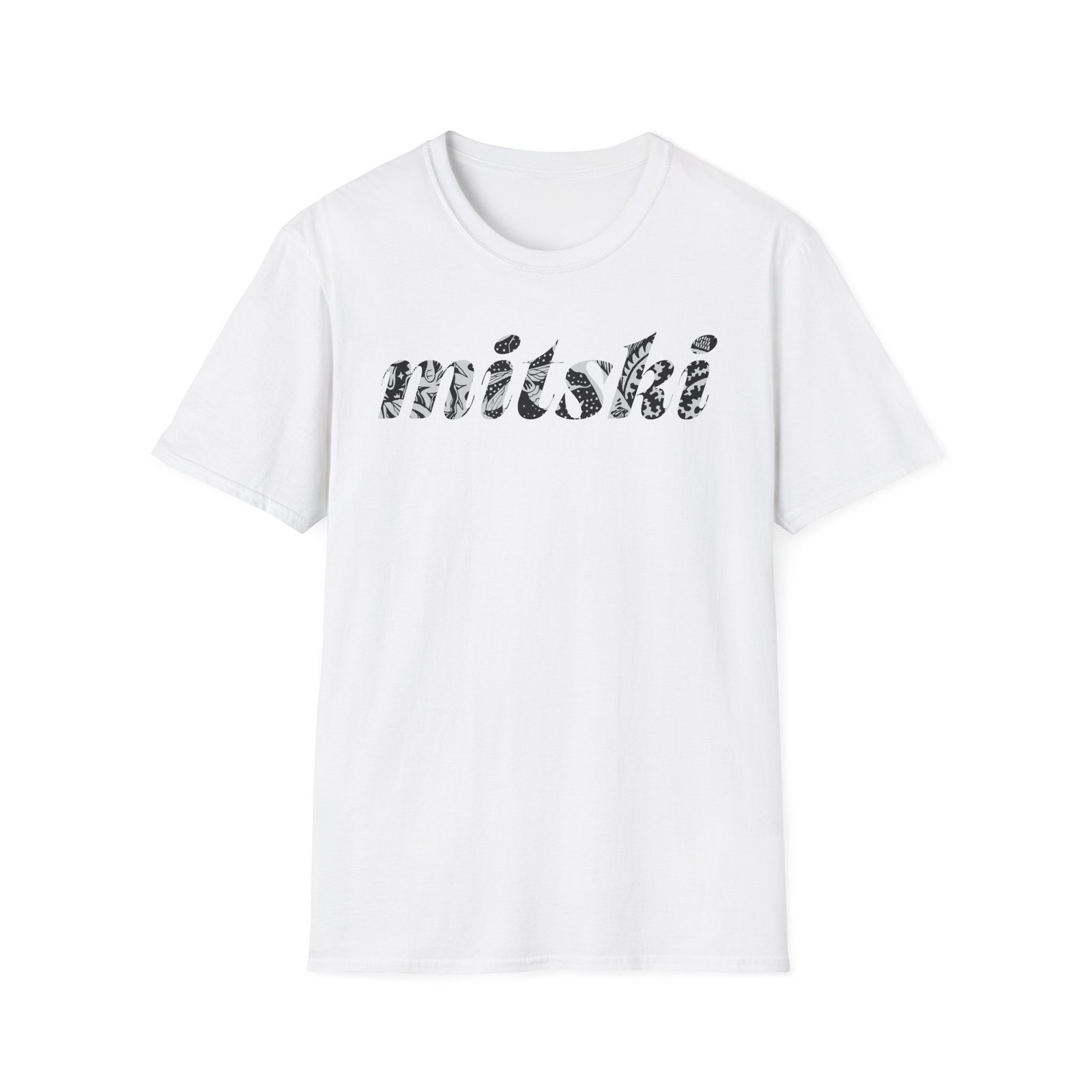 Mitski Flower Logo Unisex Softstyle T-Shirt - Image 3