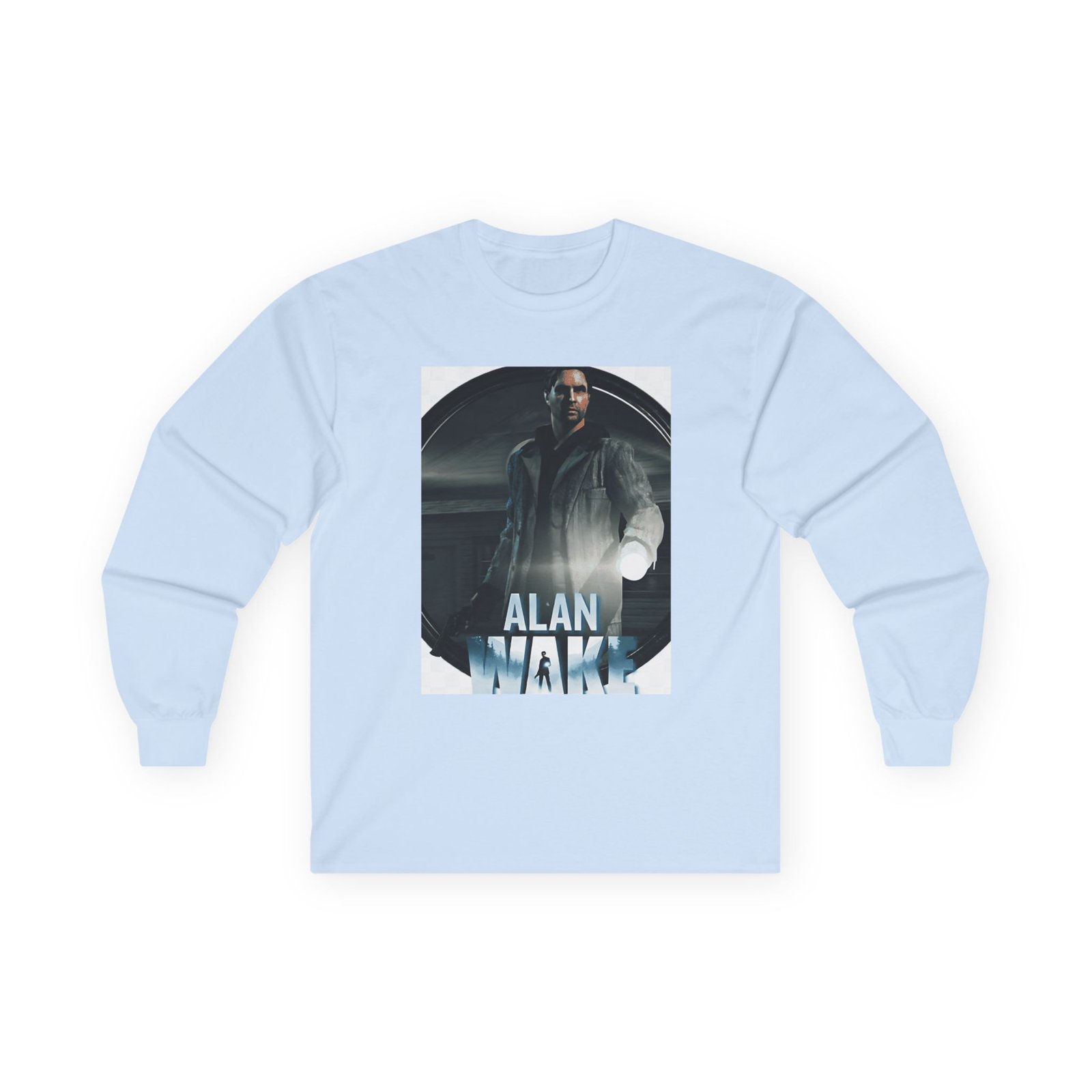 Alan Wake White Unisex Ultra Cotton Long Sleeve Tee - Image 11