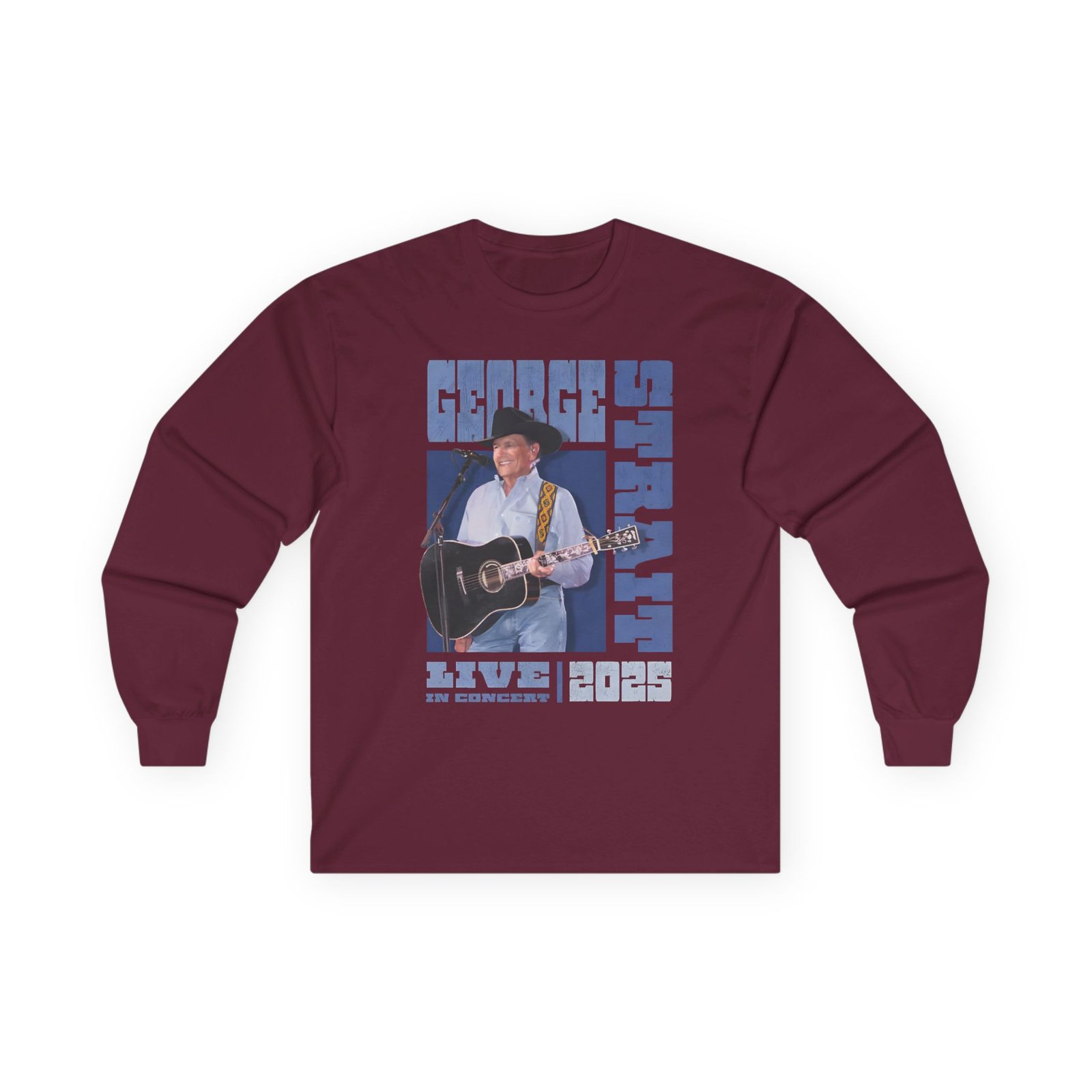 George Strait Tour Unisex Ultra Cotton Long Sleeve Tee - Image 3
