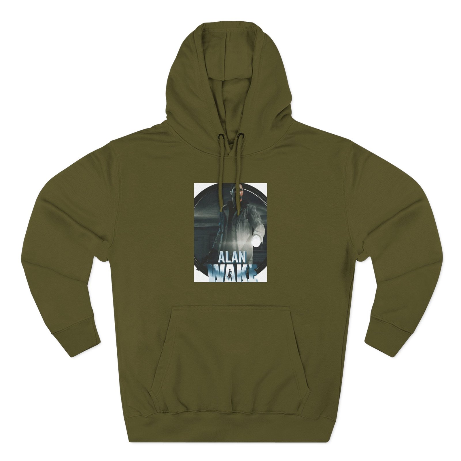 Alan Wake White Three-Panel Fleece Hoodie - Image 5