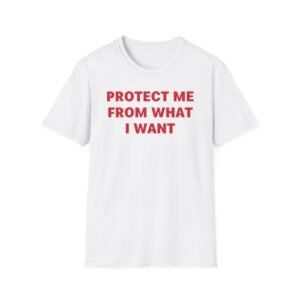 Jenny Holzer Protect Me From What I Want Unisex Softstyle T-Shirt