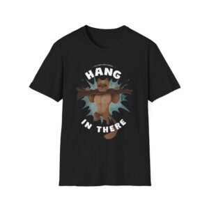 Grian Hang in There Permit Office Cat Unisex Softstyle T-Shirt