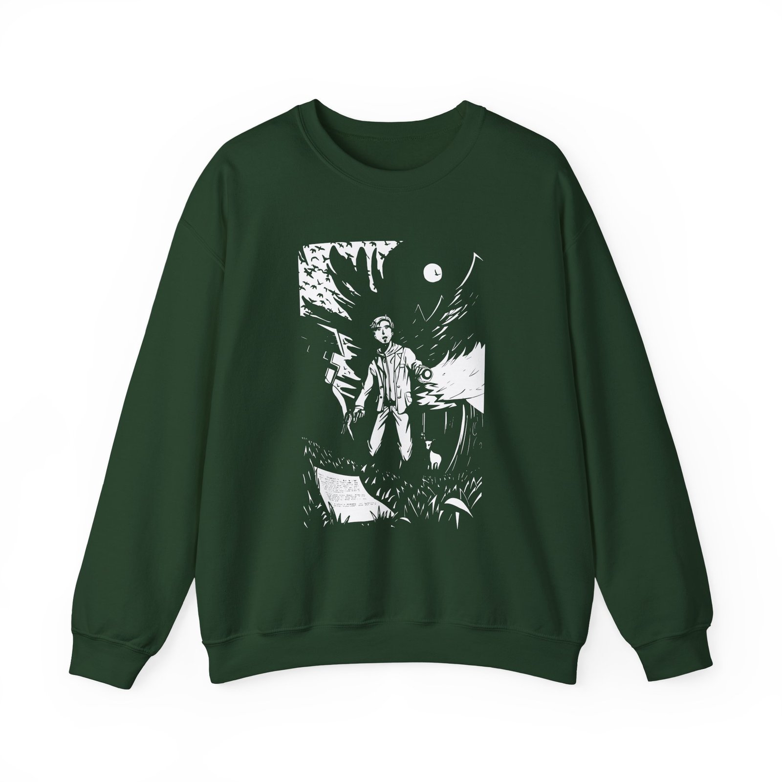 Alan Wake Unisex Heavy Blend™ Crewneck Sweatshirt - Image 7