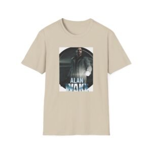Alan Wake White Unisex Softstyle T-Shirt