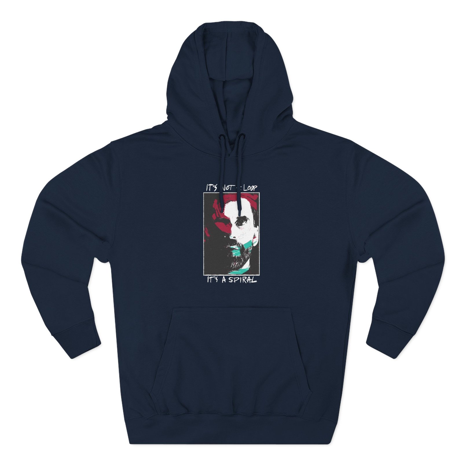 Alan Wake It's Not a Loop It's a Spiral Three-Panel Fleece Hoodie - Image 11
