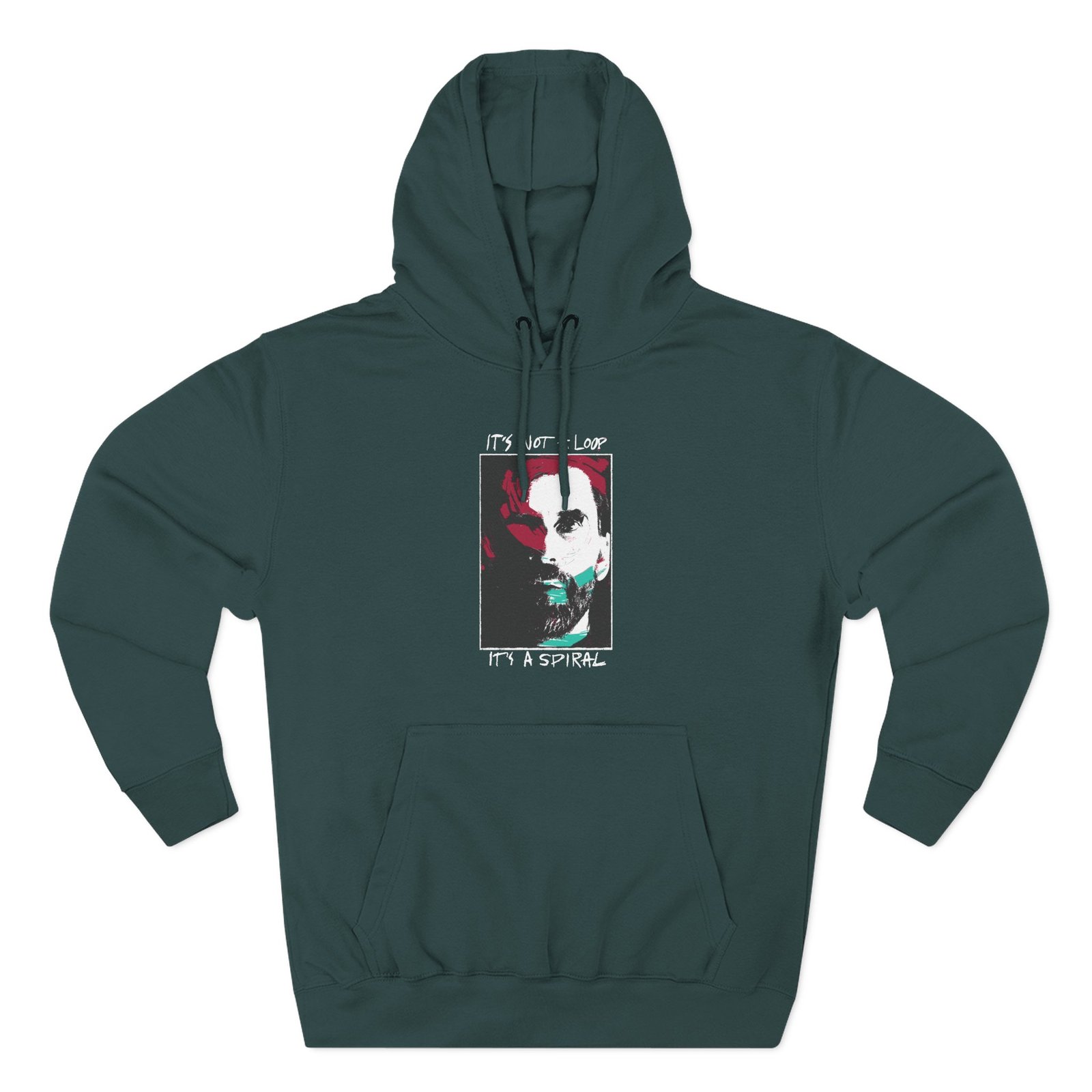 Alan Wake It's Not a Loop It's a Spiral Three-Panel Fleece Hoodie - Image 7