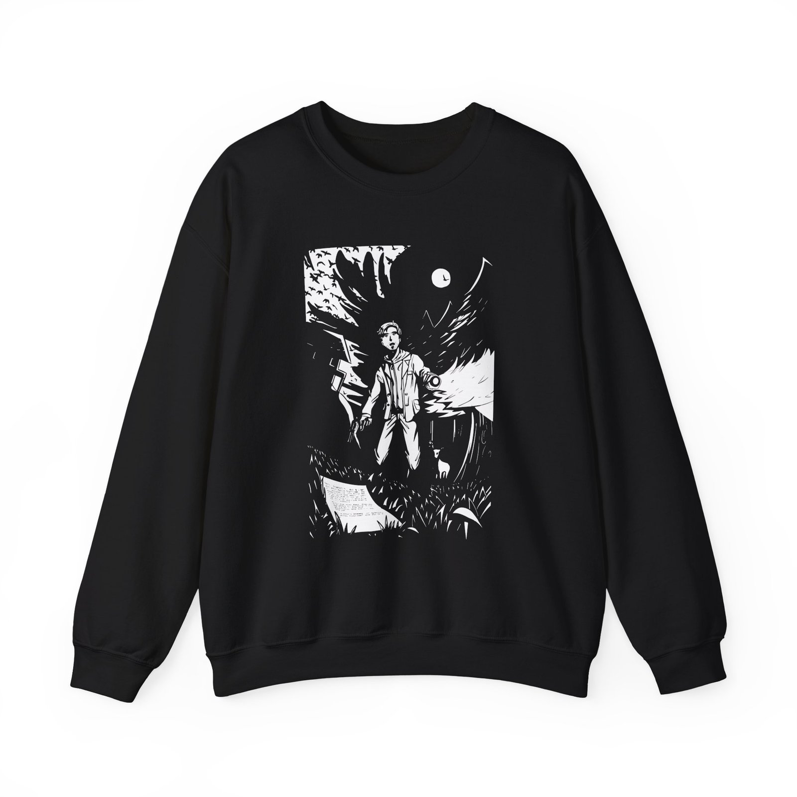 Alan Wake Unisex Heavy Blend™ Crewneck Sweatshirt