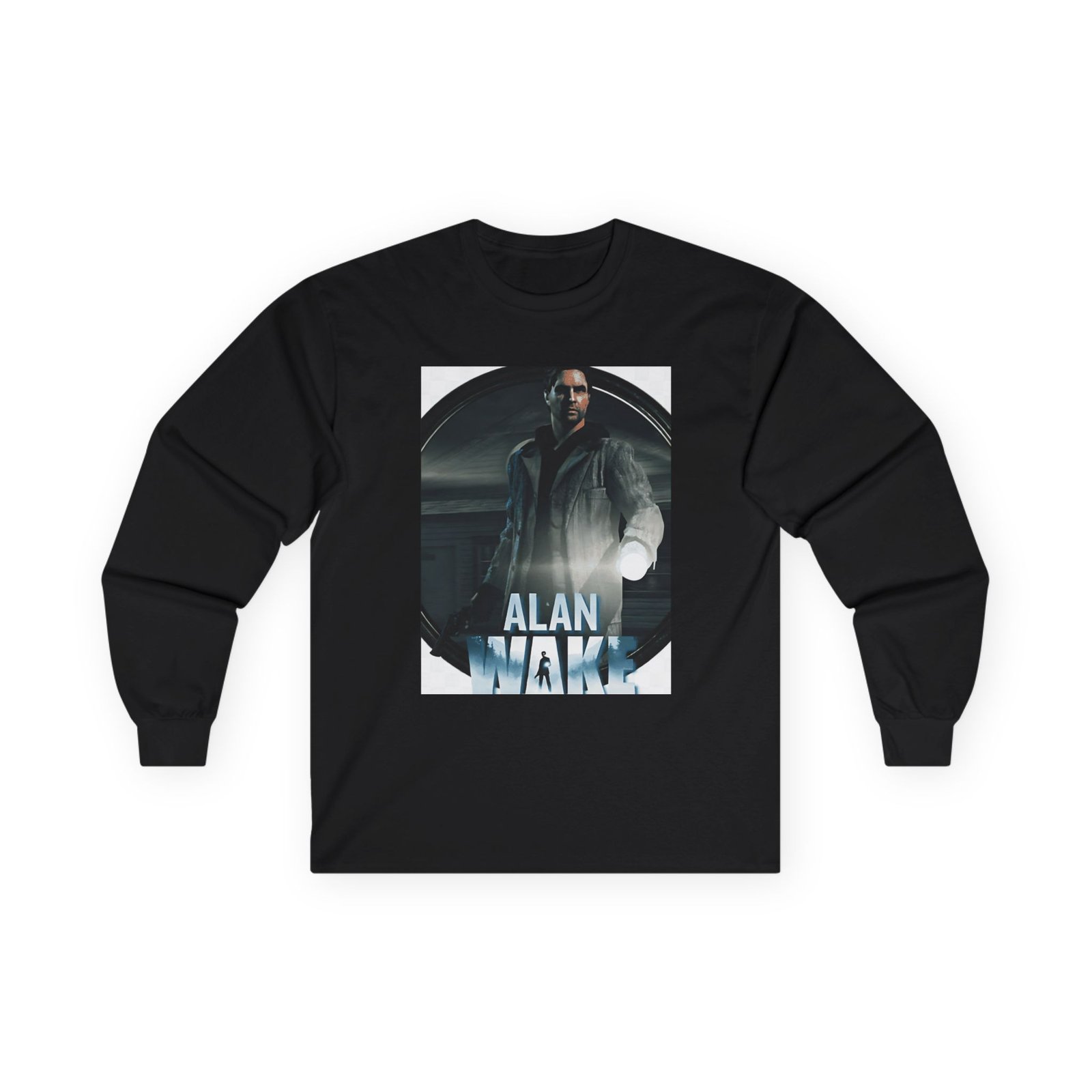 Alan Wake White Unisex Ultra Cotton Long Sleeve Tee