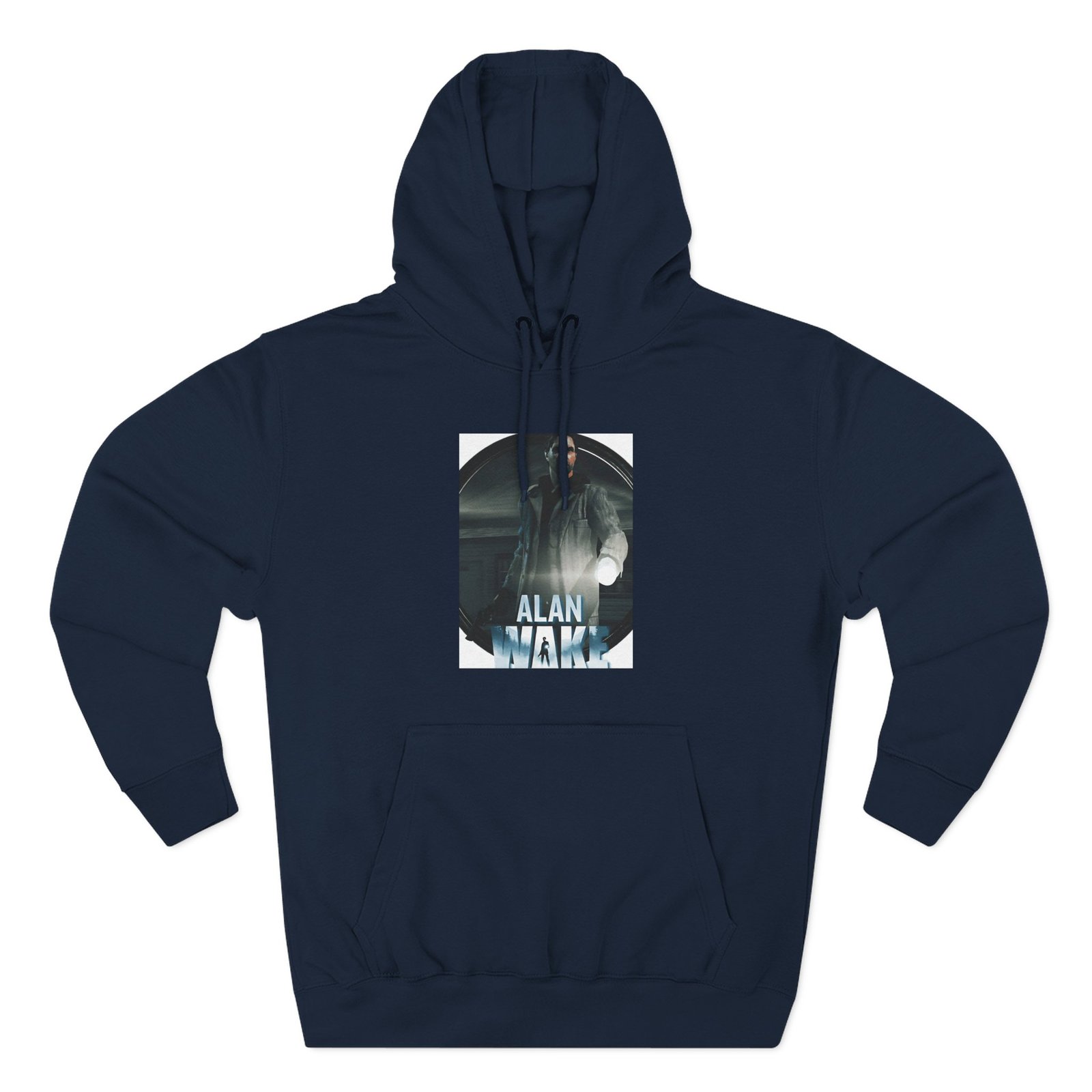 Alan Wake White Three-Panel Fleece Hoodie - Image 13
