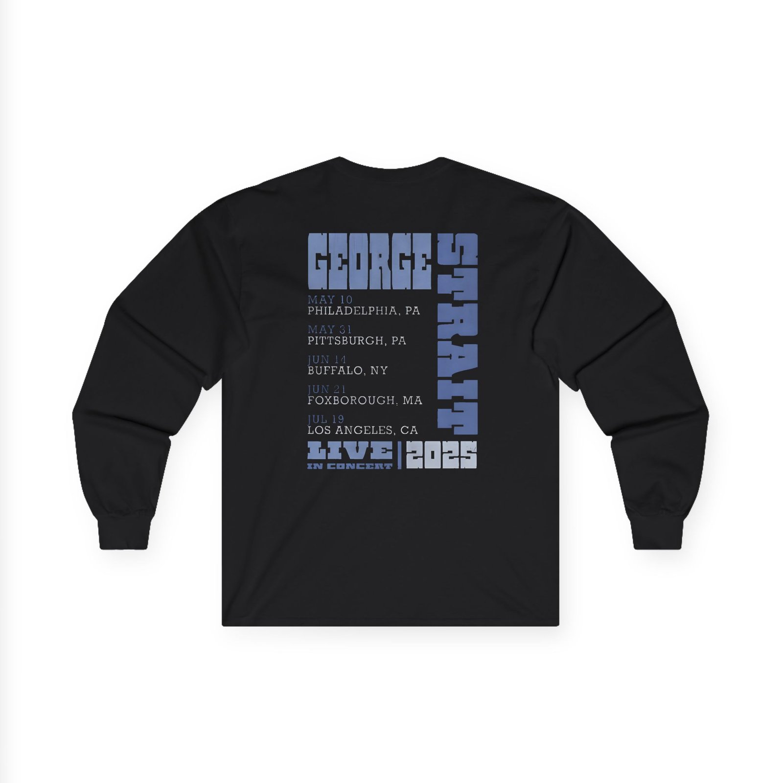 George Strait Tour Unisex Ultra Cotton Long Sleeve Tee - Image 2