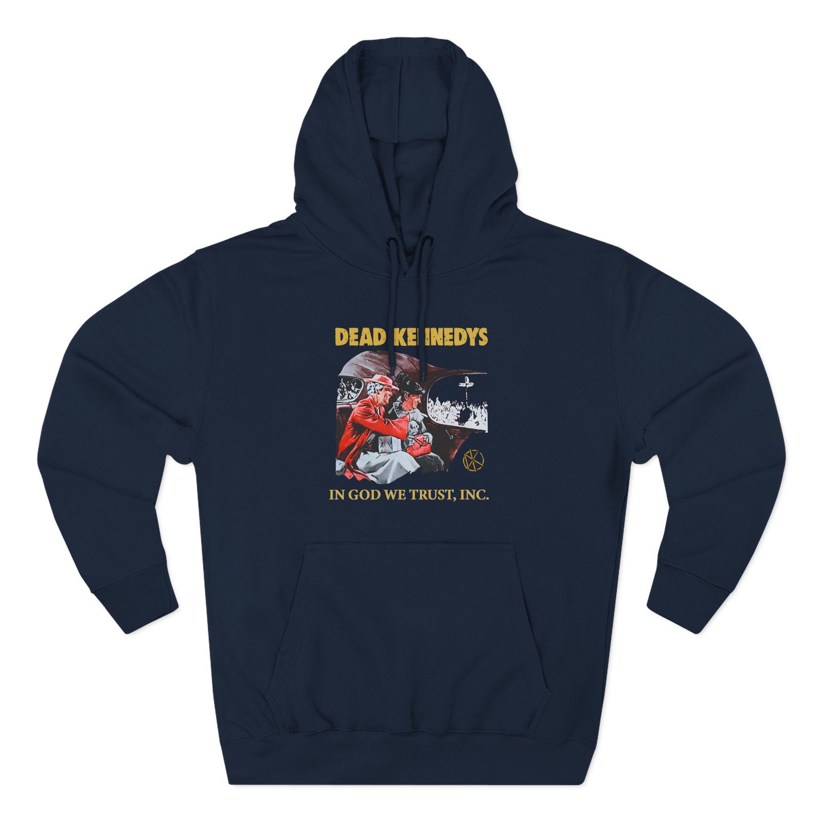 Dead Kennedys In God We Trust Three-Panel Fleece Hoodie - Image 7