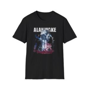 Alan Wake Custom Design Unisex Softstyle T-Shirt