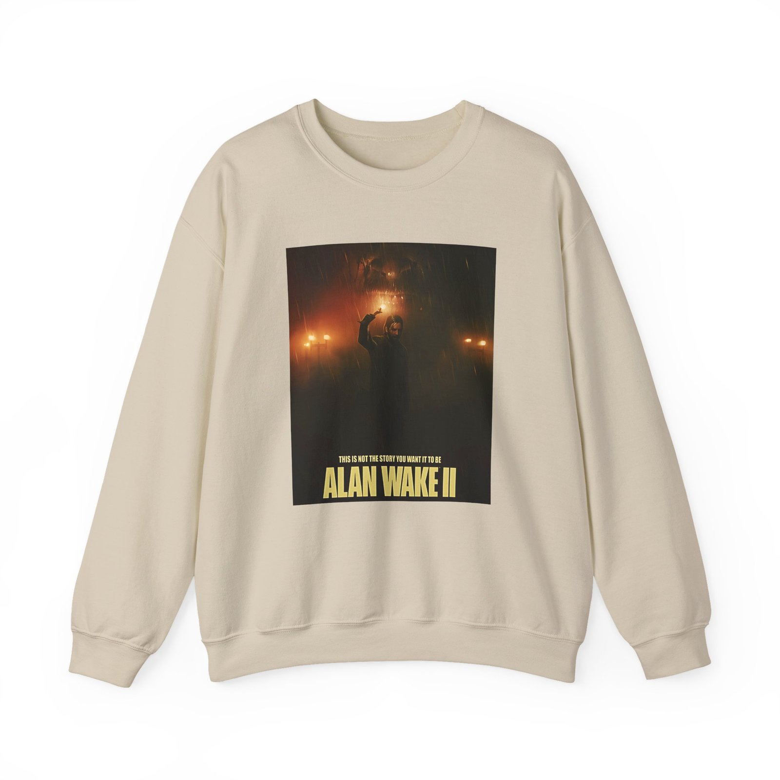 Alan Wake Top Unisex Heavy Blend™ Crewneck Sweatshirt - Image 5