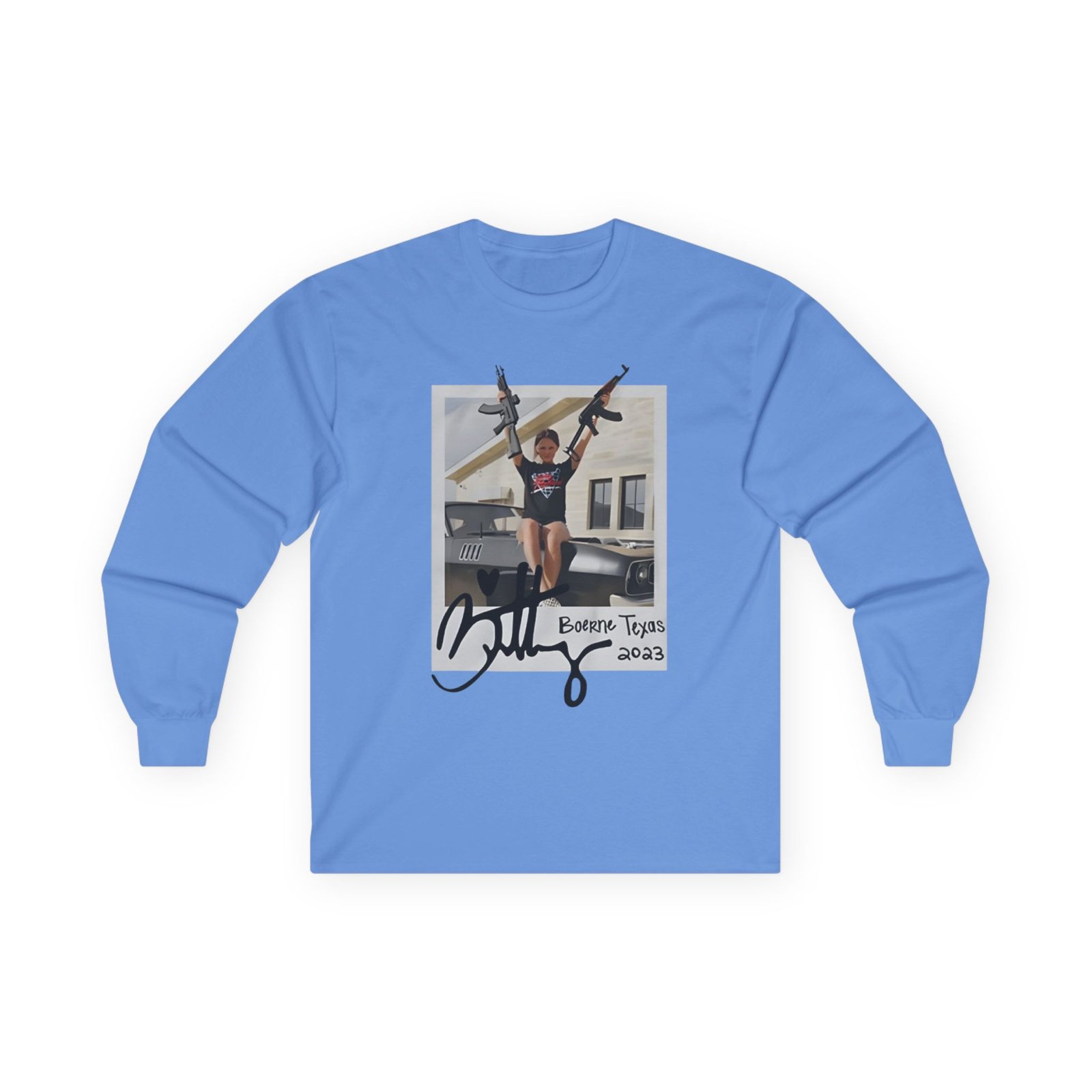Roman Atwood Brittney in Texas Unisex Ultra Cotton Long Sleeve Tee - Image 3
