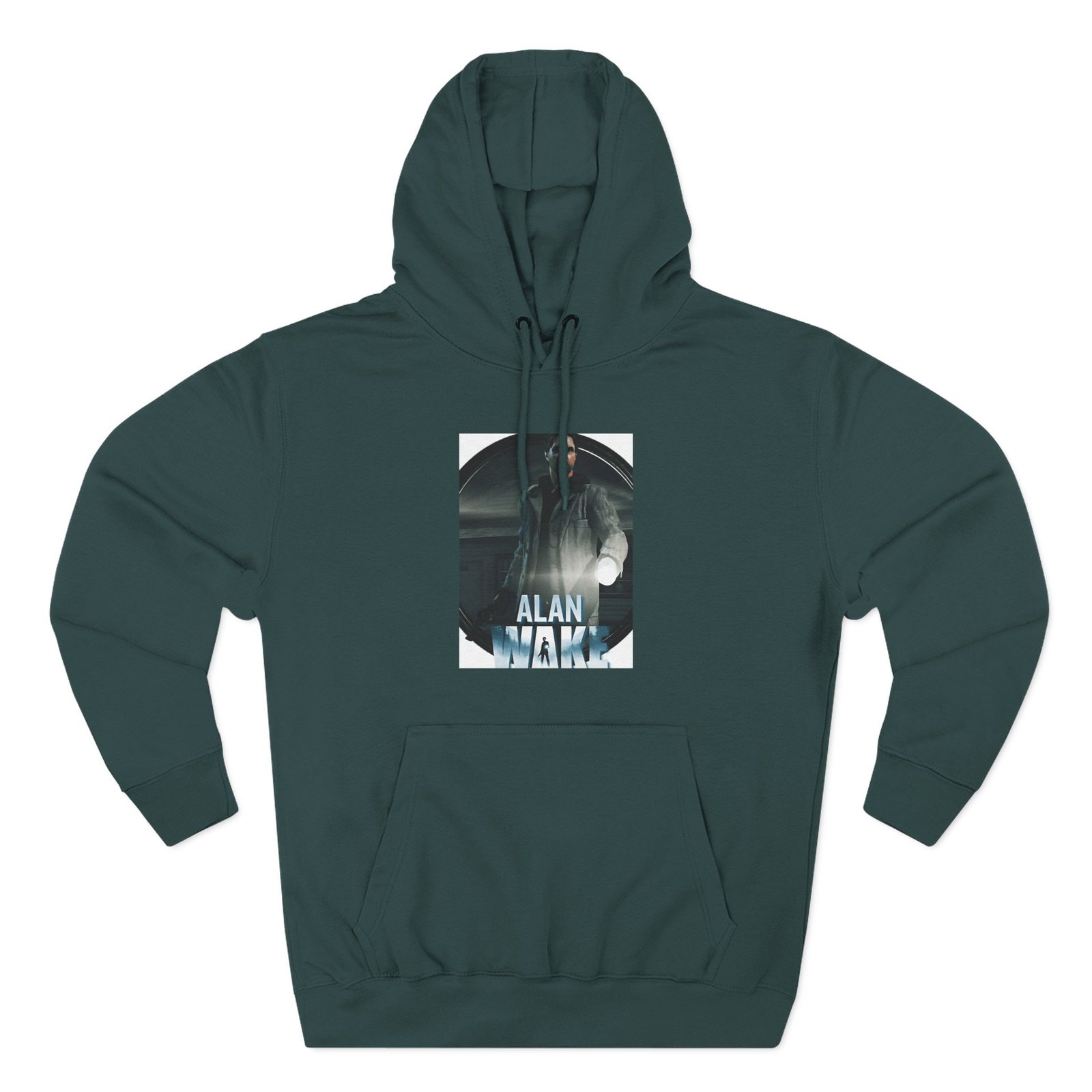 Alan Wake White Three-Panel Fleece Hoodie - Image 9