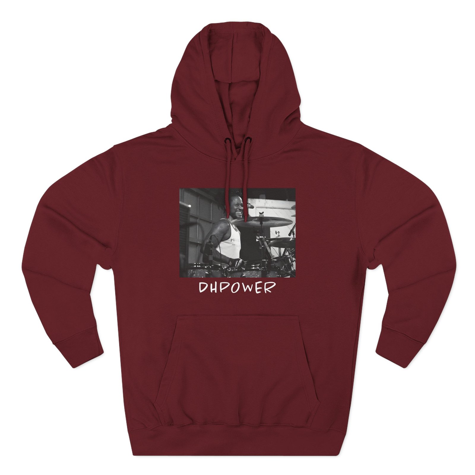 Dead Kennedys Dh Power Grey Three-Panel Fleece Hoodie - Image 7