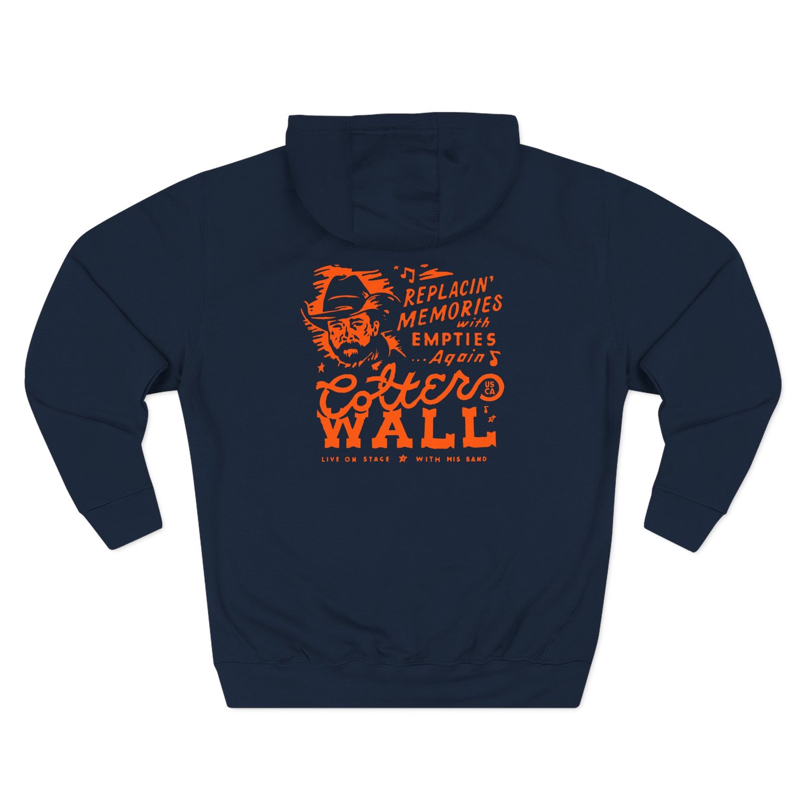 Colter Wall Memories and Empties Pocket Three-Panel Fleece Hoodie - Image 8