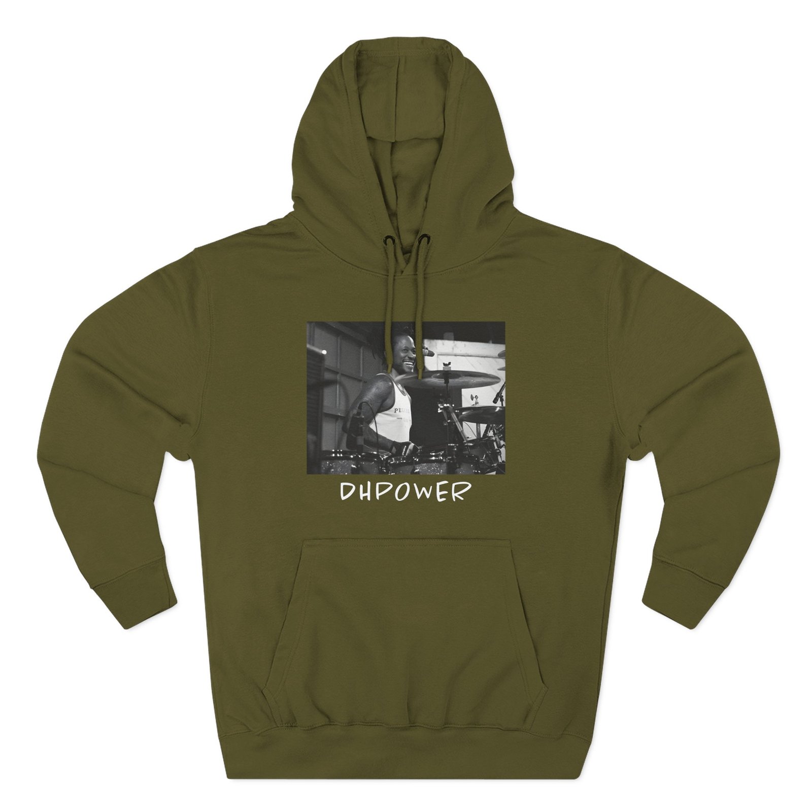 Dead Kennedys Dh Power Grey Three-Panel Fleece Hoodie - Image 3