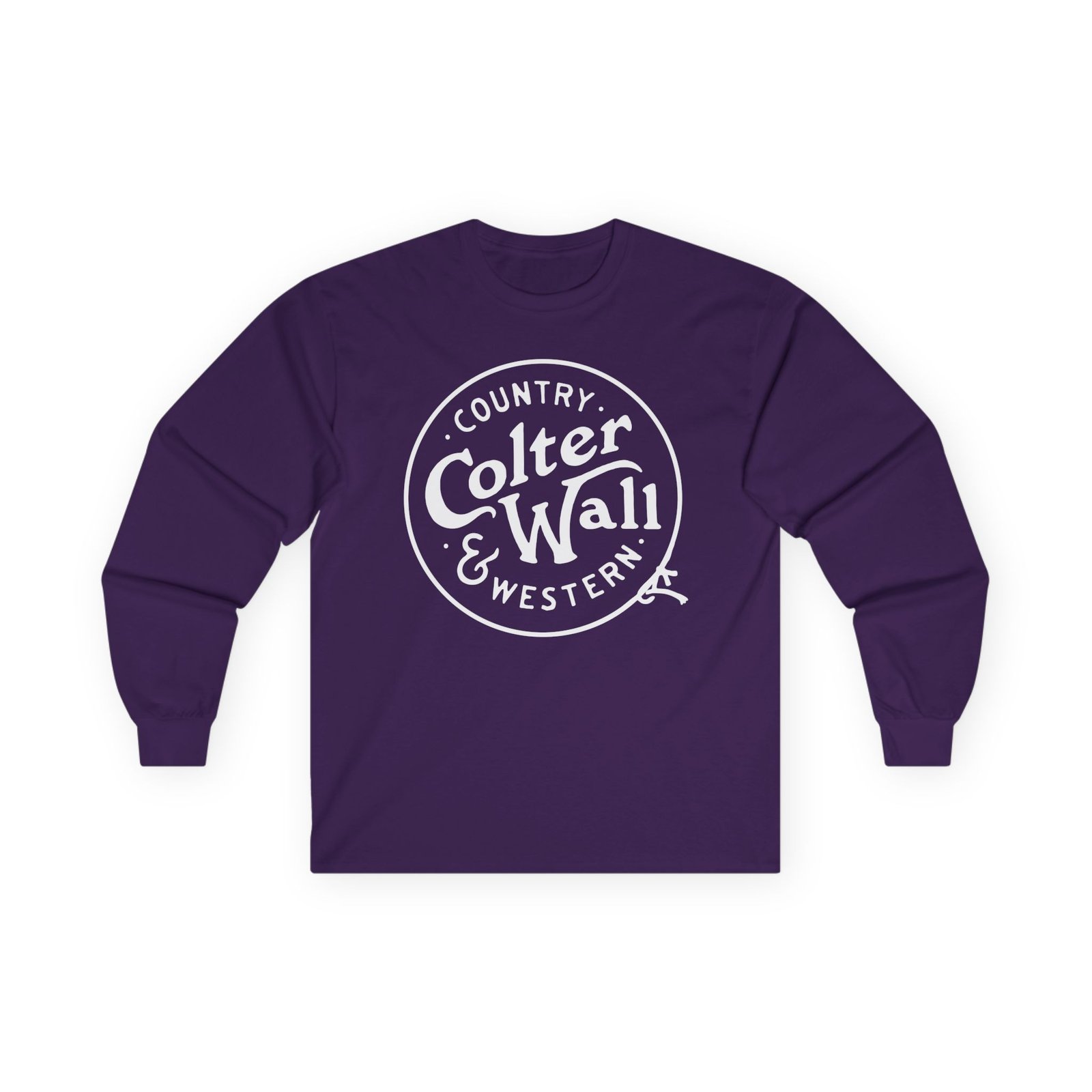 Colter Wall Country & Western Unisex Ultra Cotton Long Sleeve Tee - Image 15