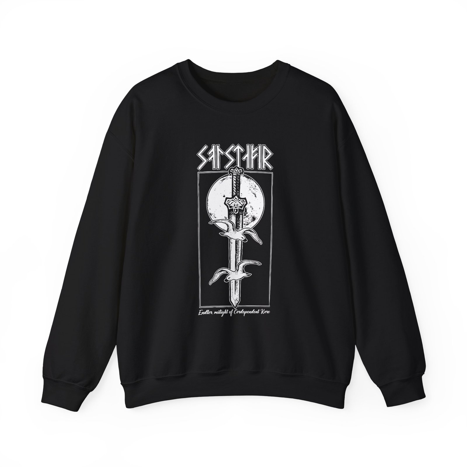 Solstafir Sword Unisex Heavy Blend™ Crewneck Sweatshirt - Image 3