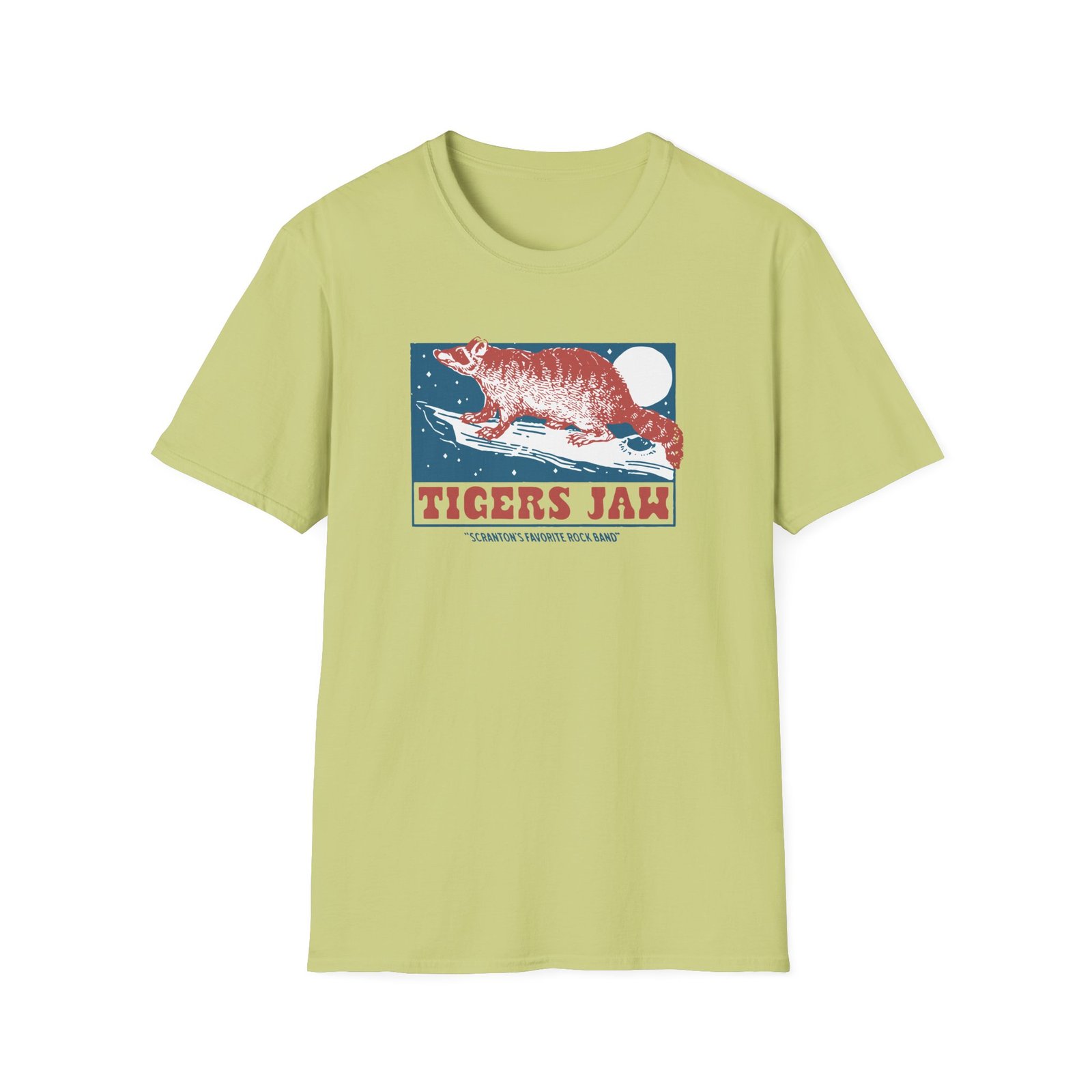 Tigers Jaw Raccoon Unisex Softstyle T-Shirt - Image 11
