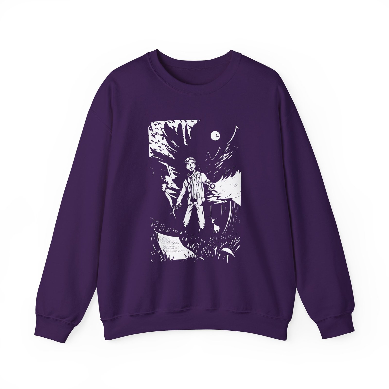 Alan Wake Unisex Heavy Blend™ Crewneck Sweatshirt - Image 11