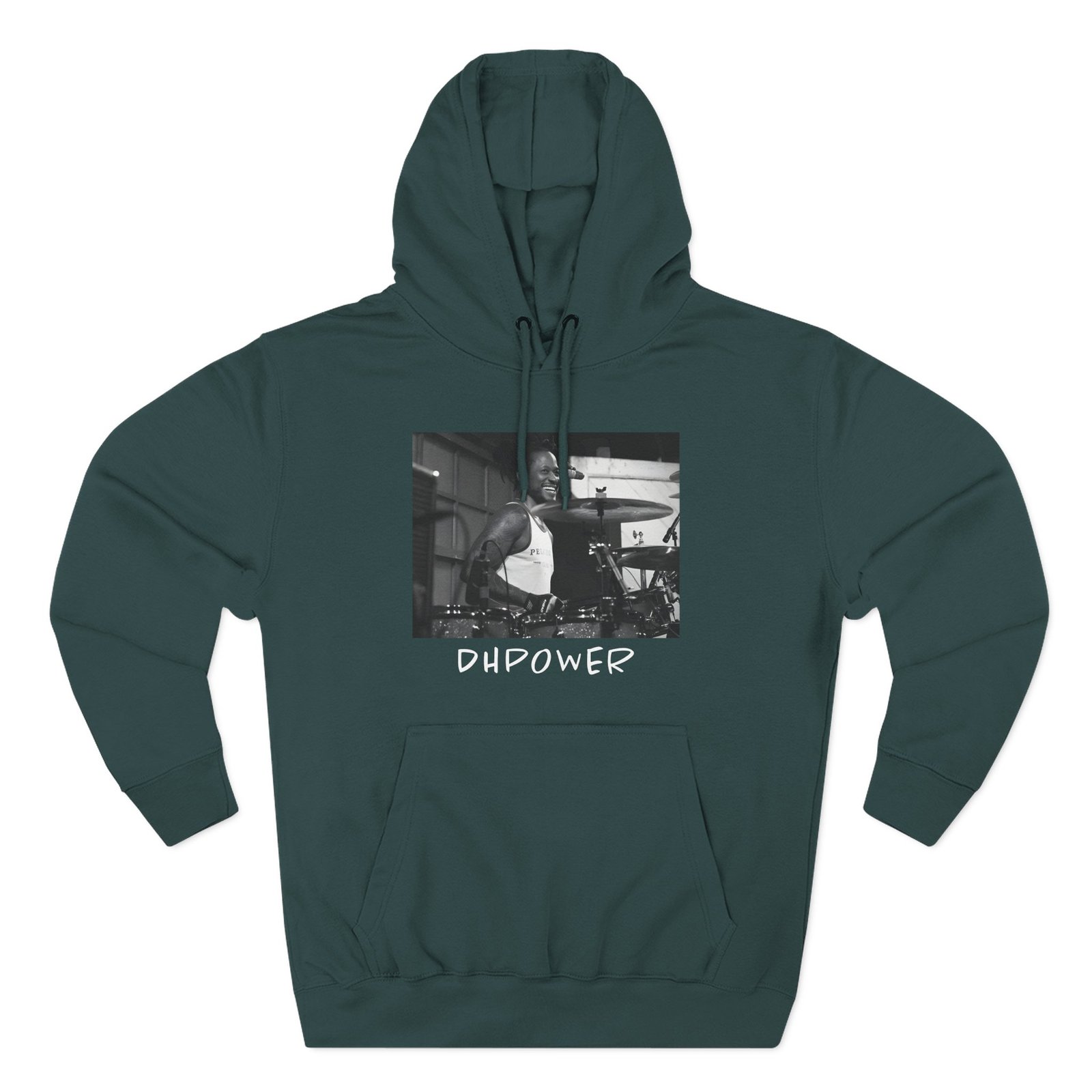 Dead Kennedys Dh Power Grey Three-Panel Fleece Hoodie - Image 5