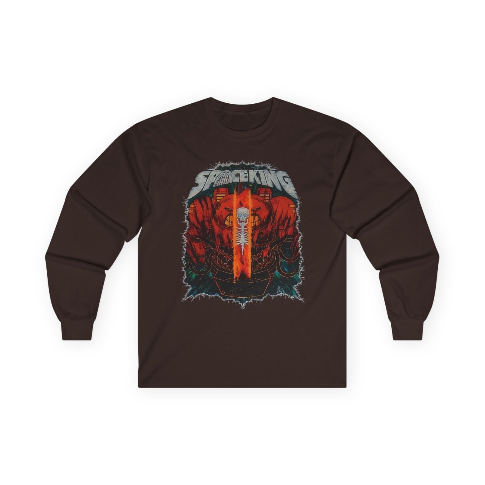 Flashgitz Space King Unisex Ultra Cotton Long Sleeve Tee - Image 3