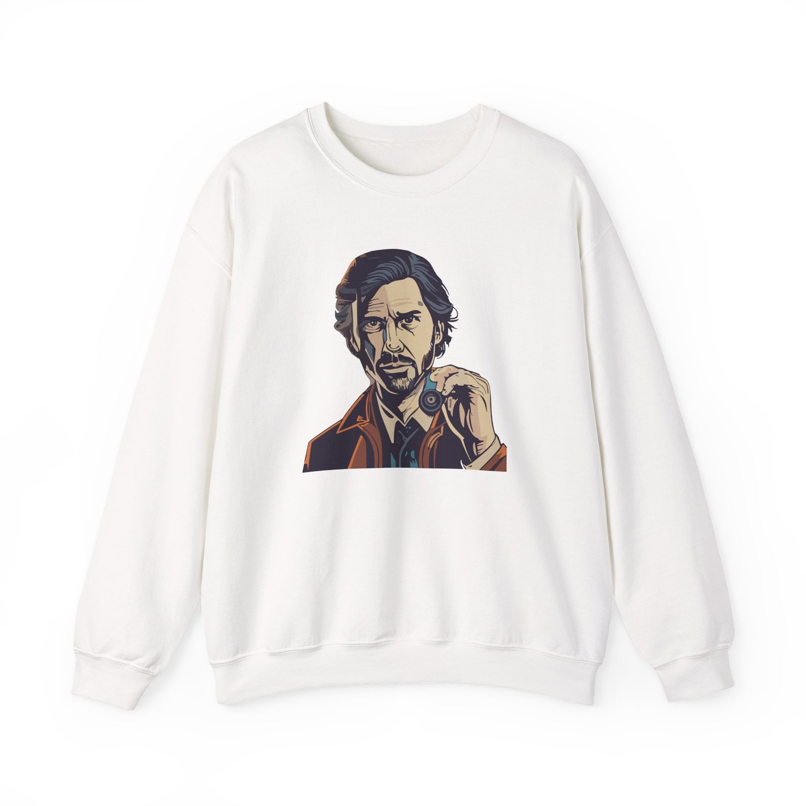 Alan Wake Cosmic Unisex Heavy Blend™ Crewneck Sweatshirt - Image 3