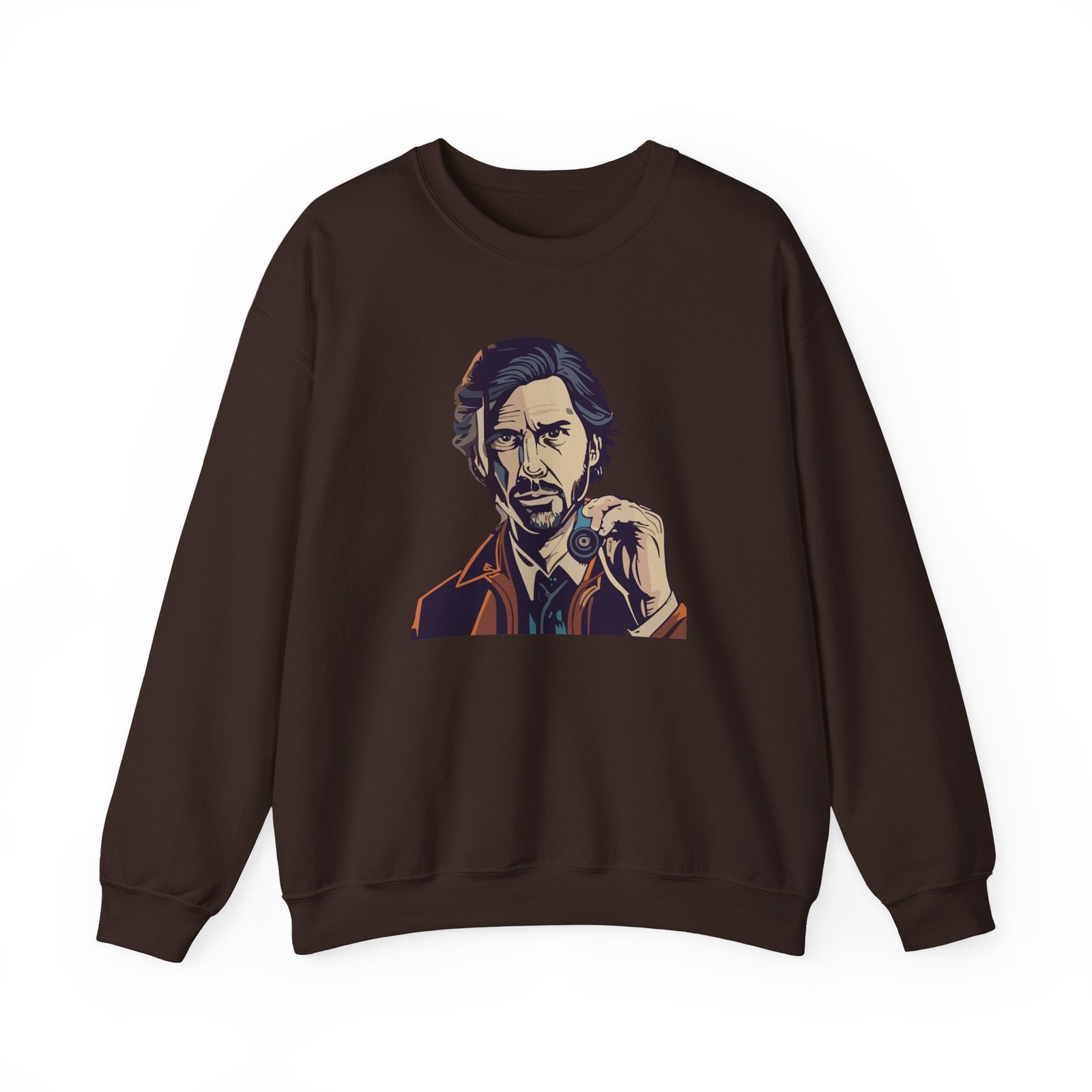 Alan Wake Cosmic Unisex Heavy Blend™ Crewneck Sweatshirt - Image 9