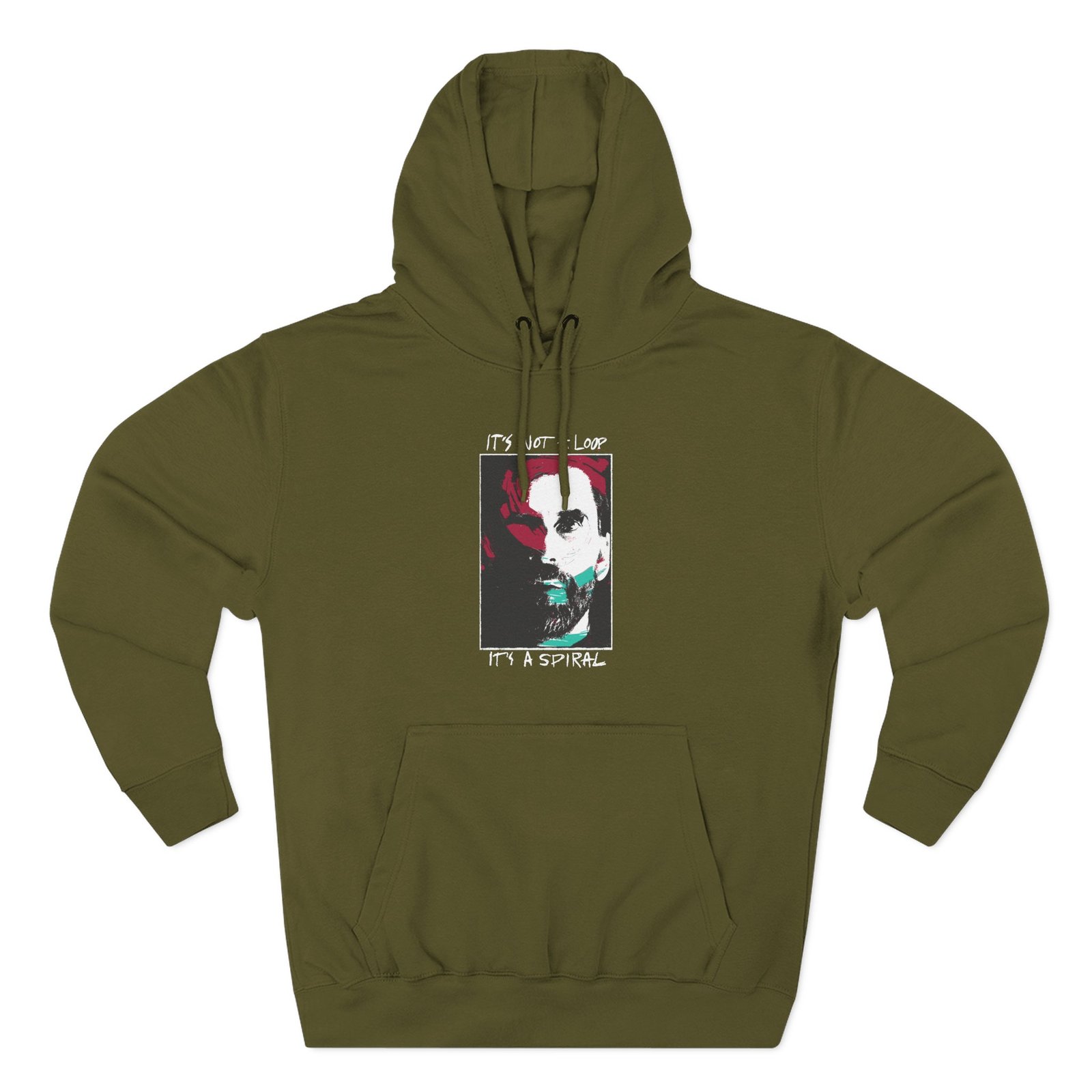 Alan Wake It's Not a Loop It's a Spiral Three-Panel Fleece Hoodie - Image 5