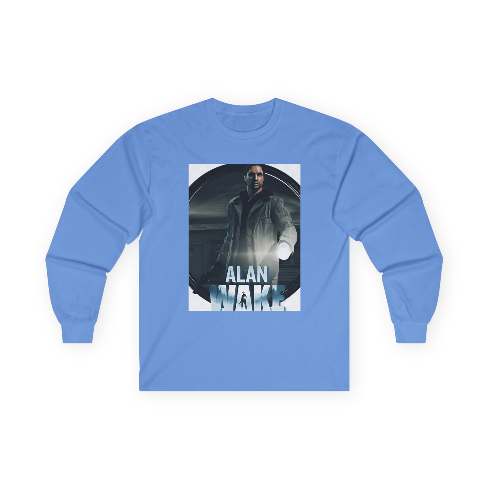 Alan Wake White Unisex Ultra Cotton Long Sleeve Tee - Image 13