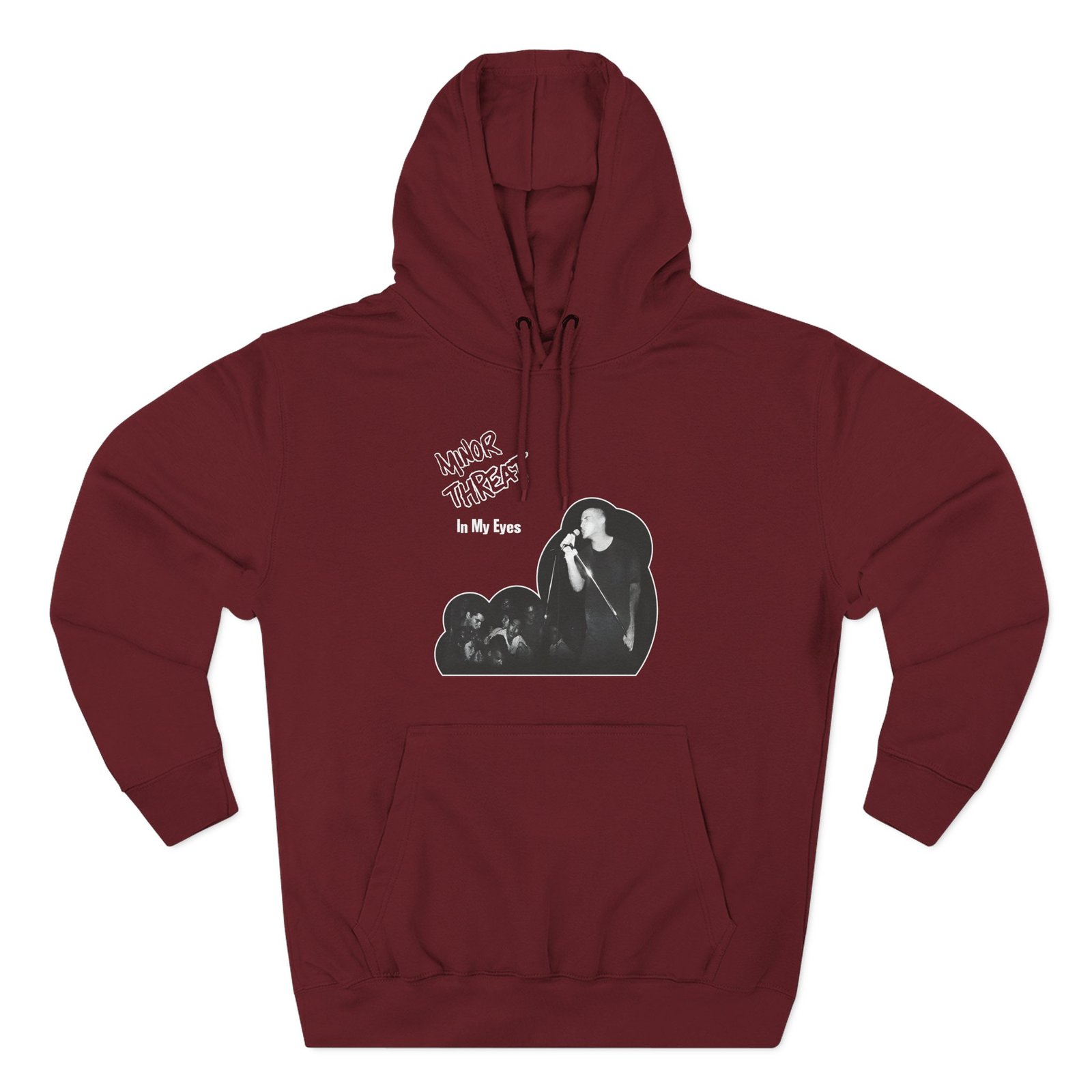 Minor Threat in My Eyes Three-Panel Fleece Hoodie - Image 13