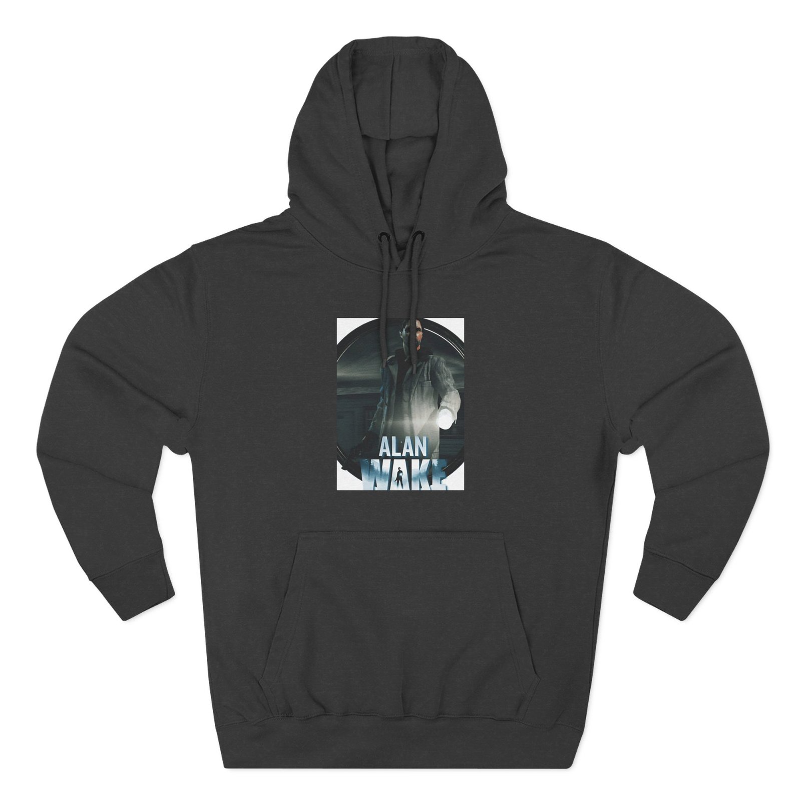 Alan Wake White Three-Panel Fleece Hoodie - Image 3