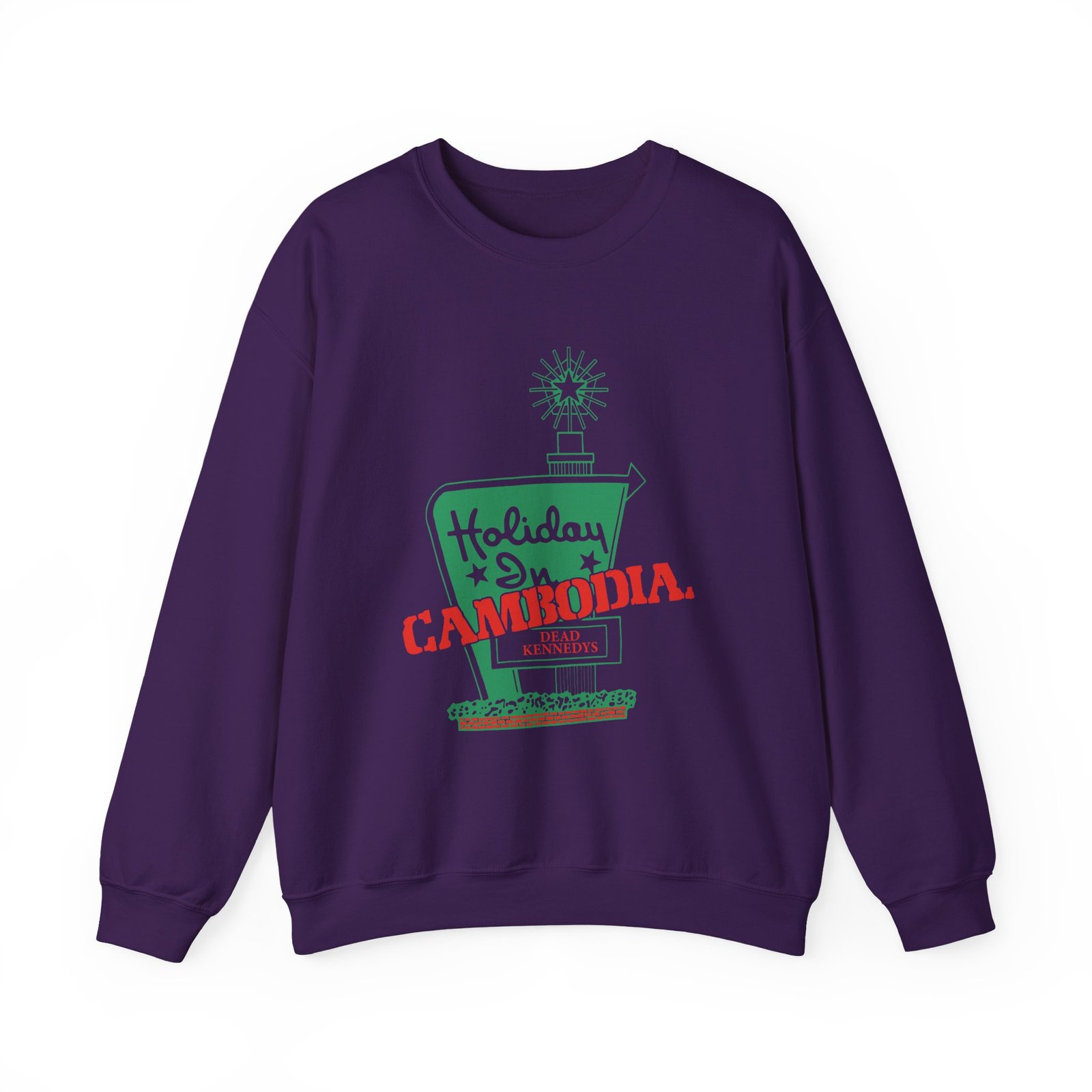 Dead Kennedys Holiday In Cambodia Banana Unisex Heavy Blend™ Crewneck Sweatshirt - Image 9