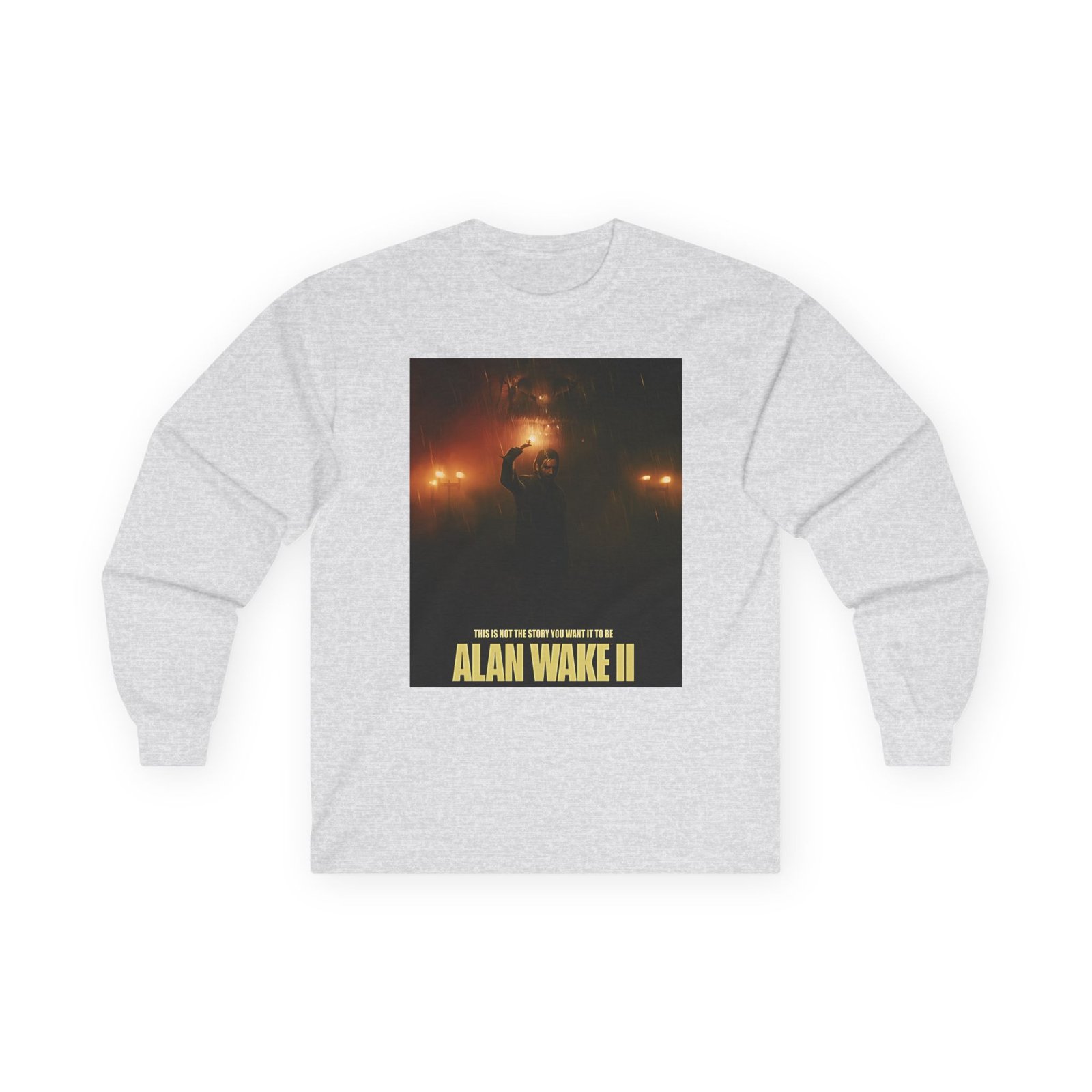 Alan Wake Top Unisex Ultra Cotton Long Sleeve Tee - Image 5