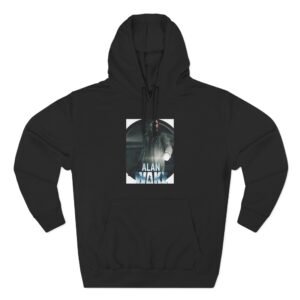 Alan Wake White Three-Panel Fleece Hoodie