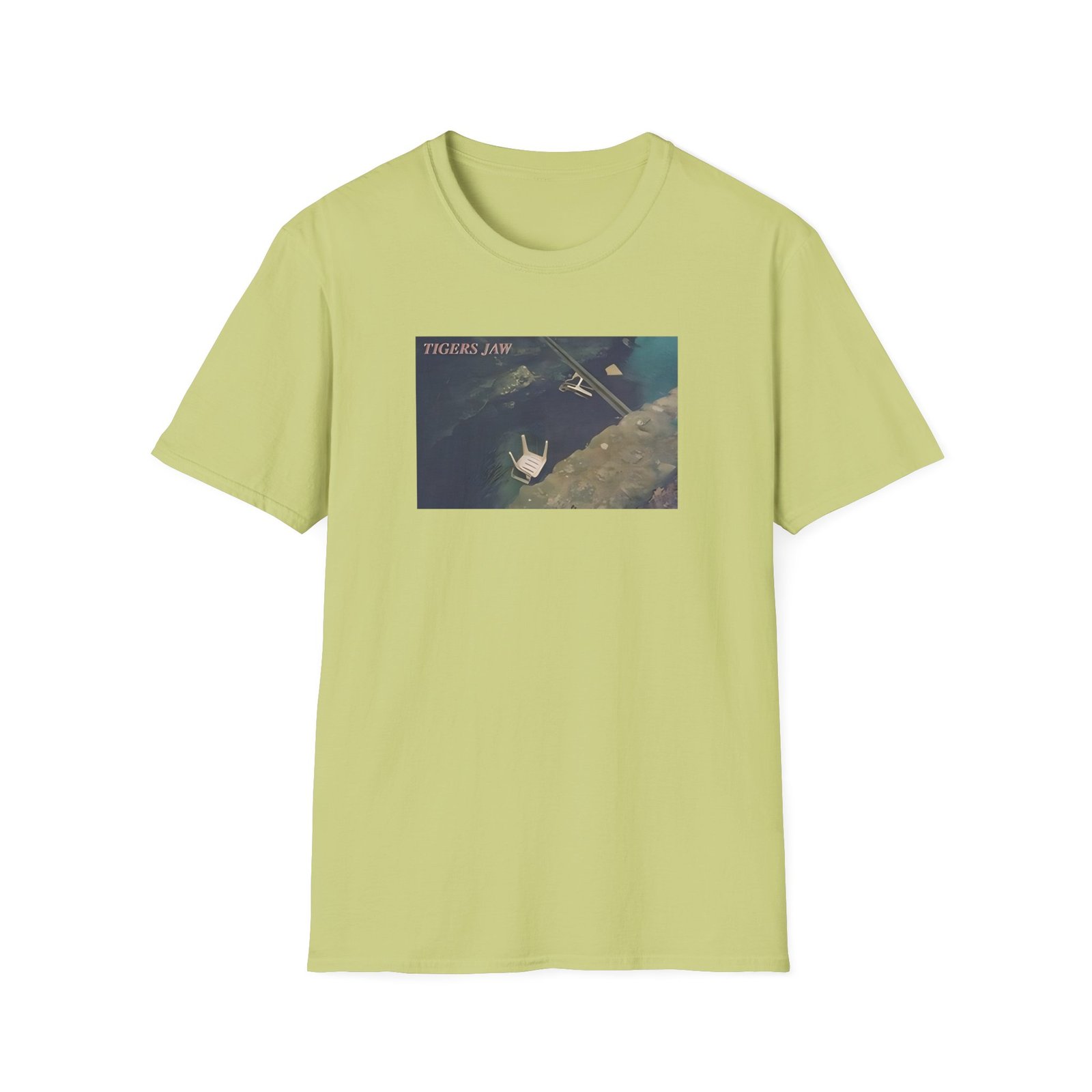 Tigers Jaw Chairs in Water Unisex Softstyle T-Shirt - Image 9