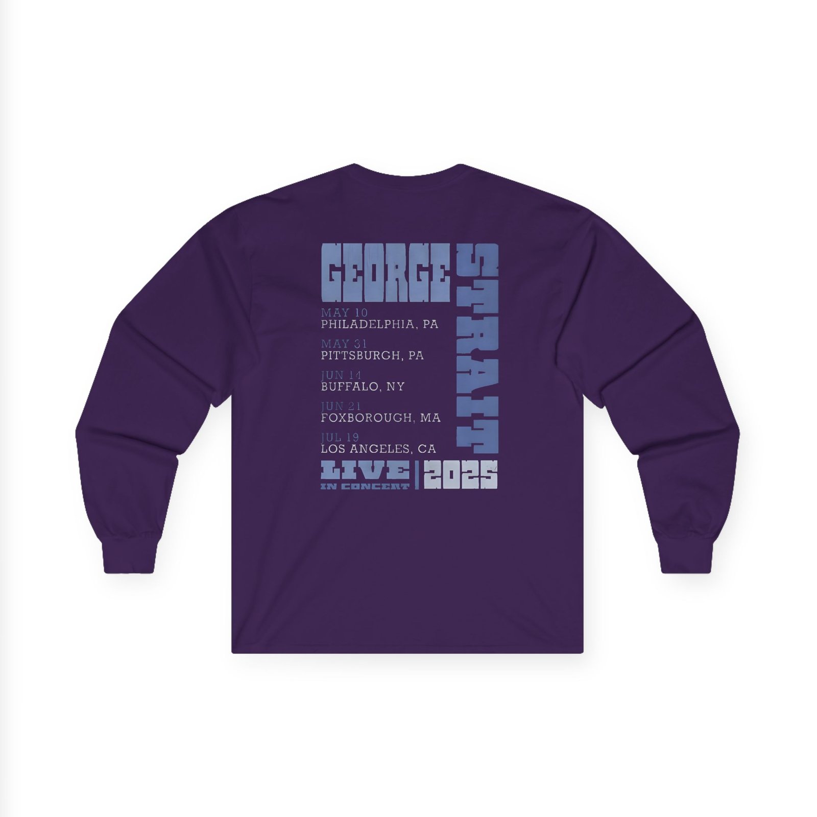 George Strait Tour Unisex Ultra Cotton Long Sleeve Tee - Image 12