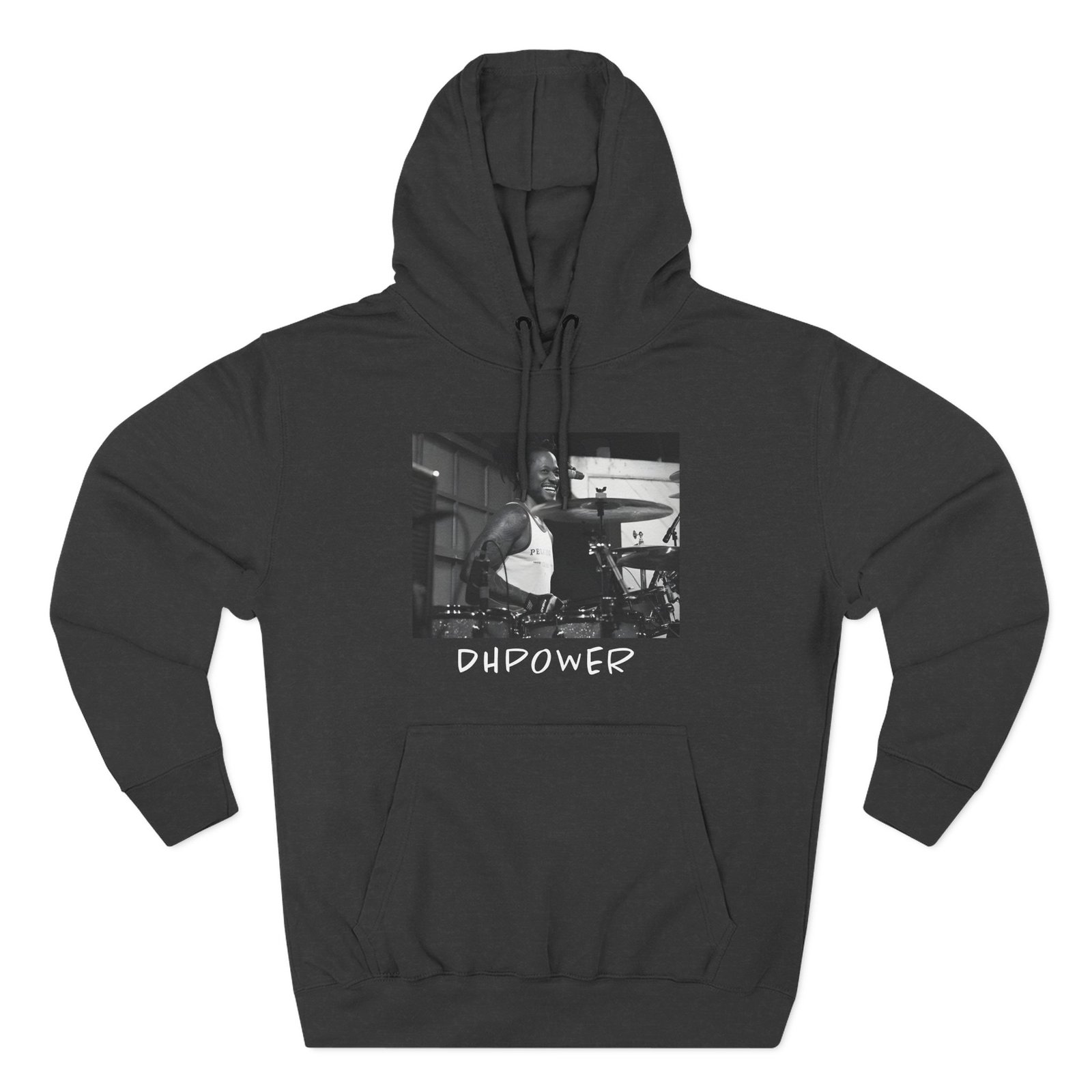 Dead Kennedys Dh Power Grey Three-Panel Fleece Hoodie