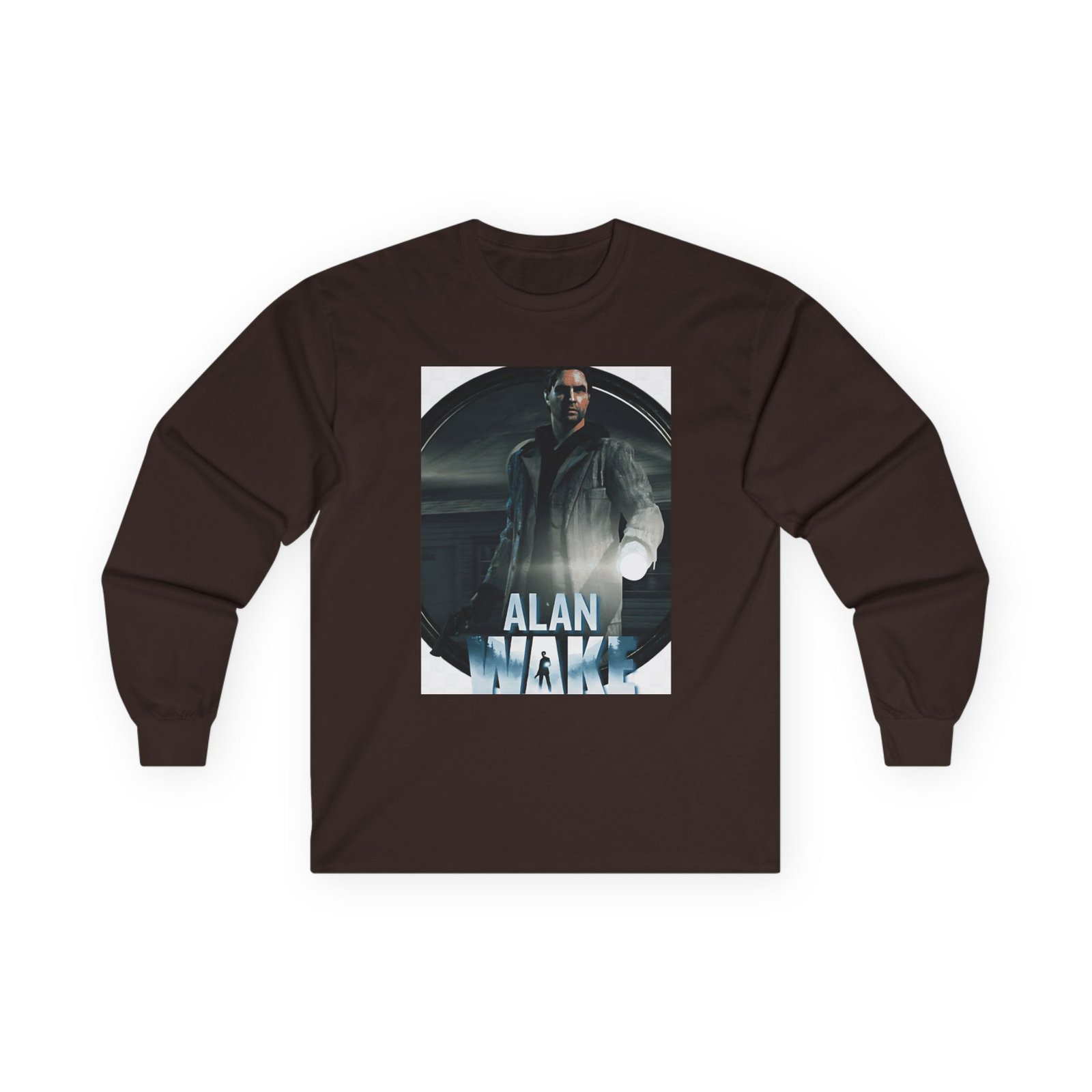 Alan Wake White Unisex Ultra Cotton Long Sleeve Tee - Image 5