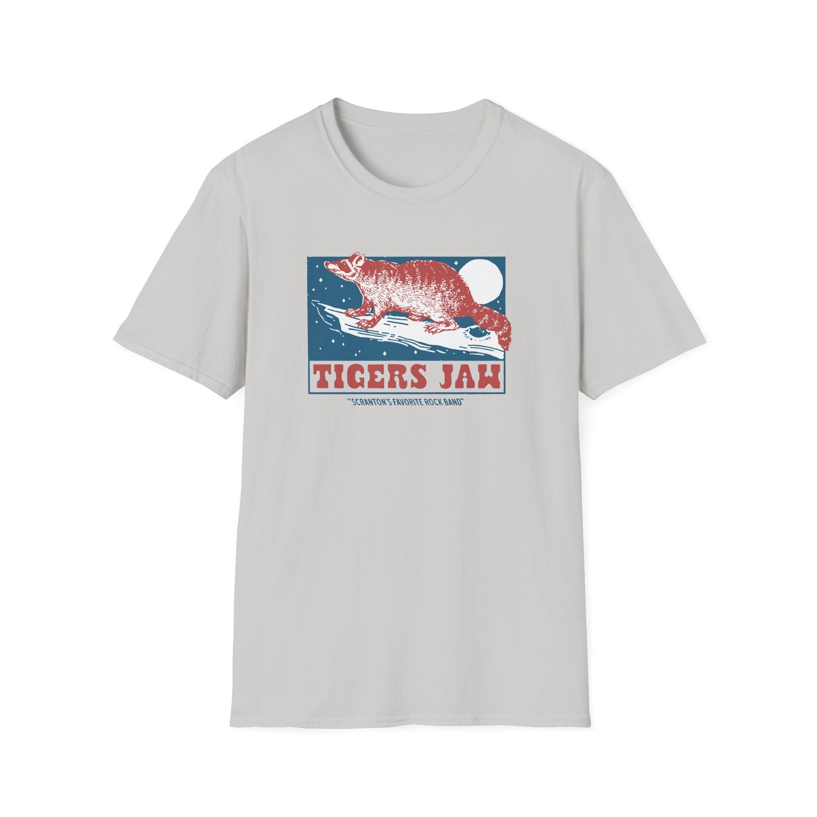 Tigers Jaw Raccoon Unisex Softstyle T-Shirt - Image 7