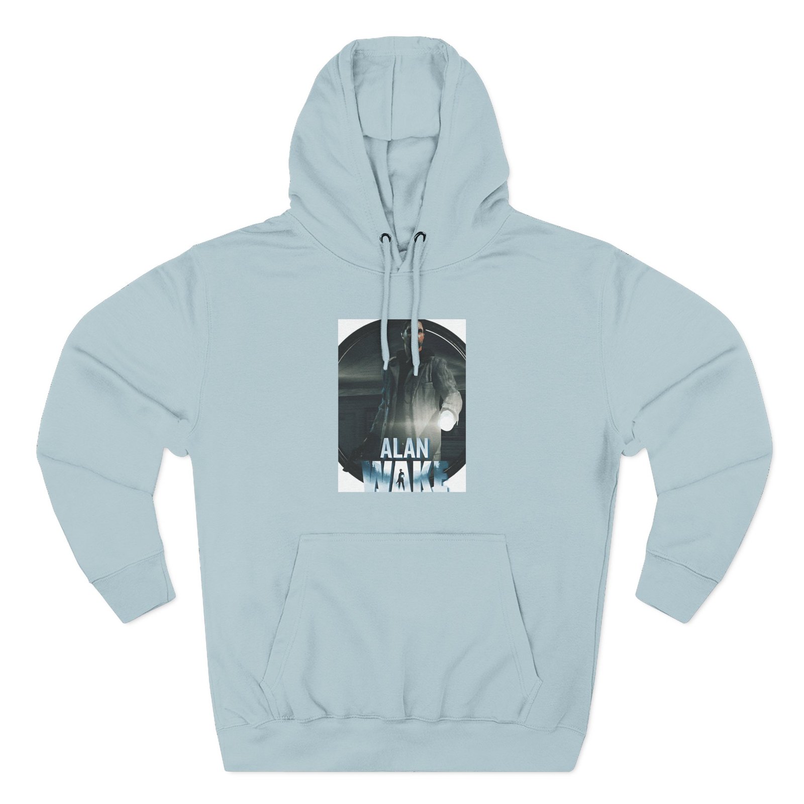 Alan Wake White Three-Panel Fleece Hoodie - Image 7